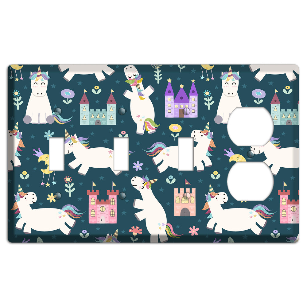 Unicorn Kingdom 3 Toggle / Duplex Wallplate