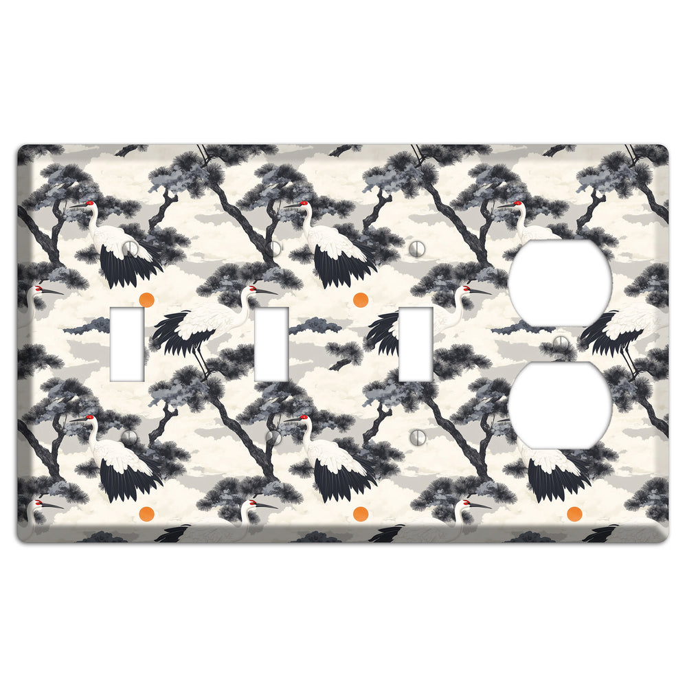 Ink & Ember Pines 3 Toggle / Duplex Wallplate