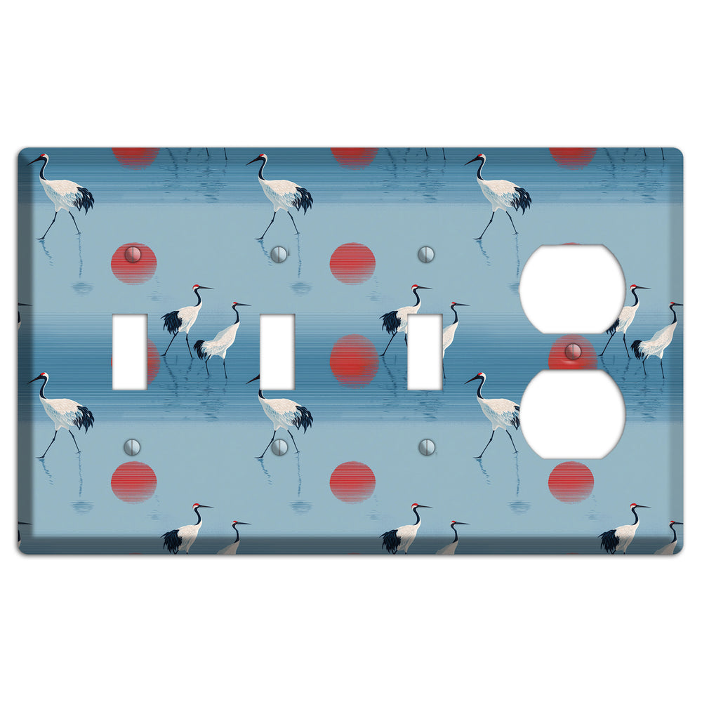 Scarlet Sun Shallows 3 Toggle / Duplex Wallplate