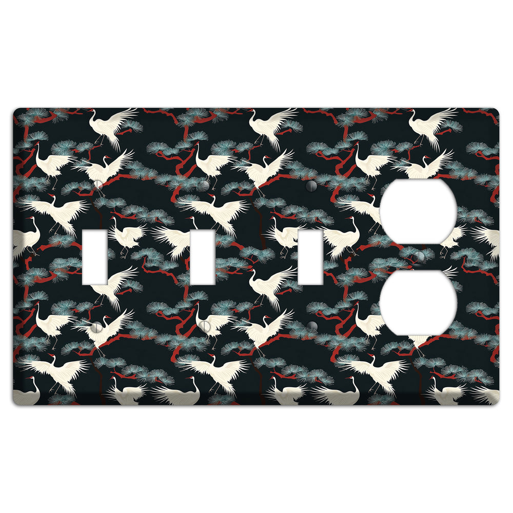 Obsidian Pine Vigil 3 Toggle / Duplex Wallplate
