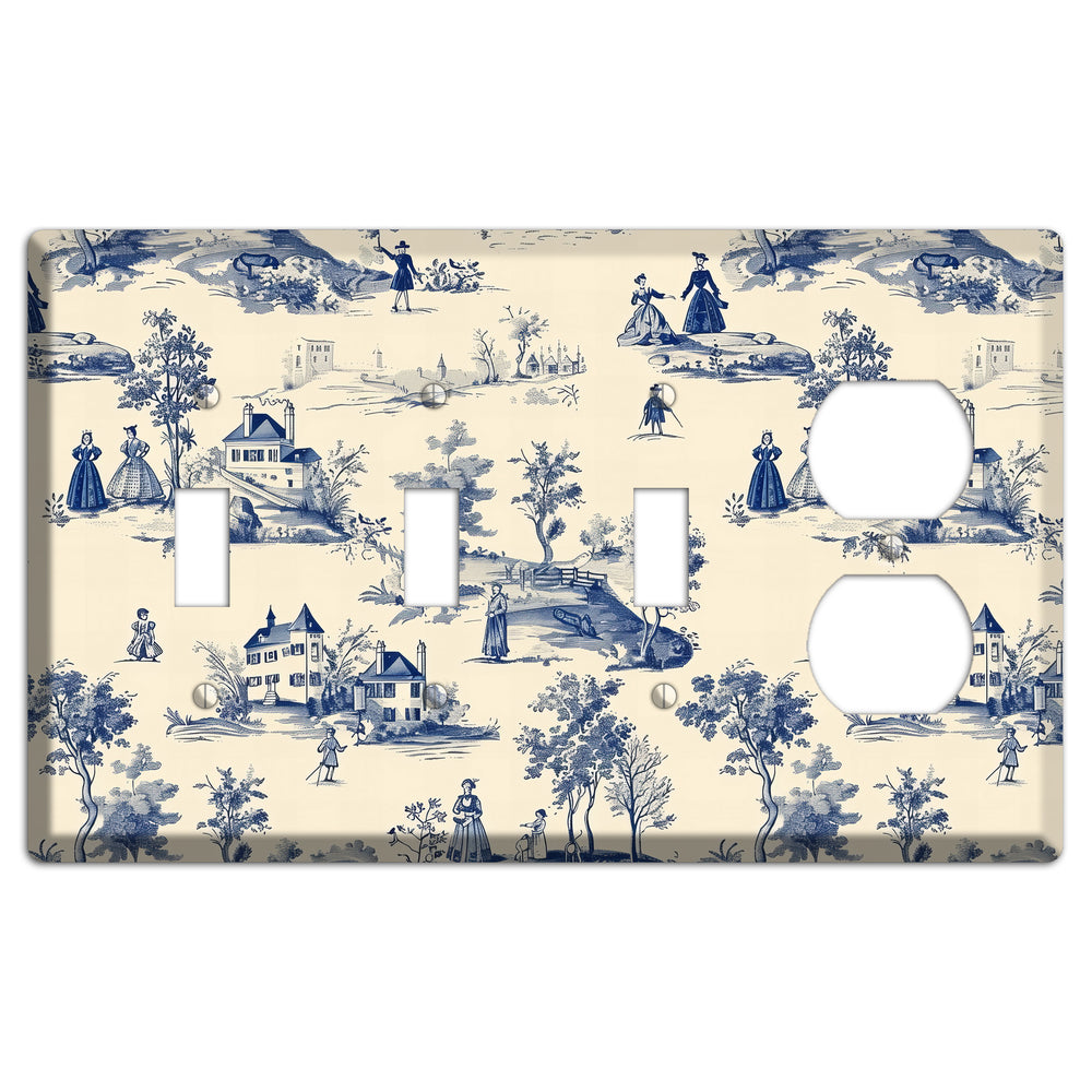 Pastoral Letter 3 Toggle / Duplex Wallplate