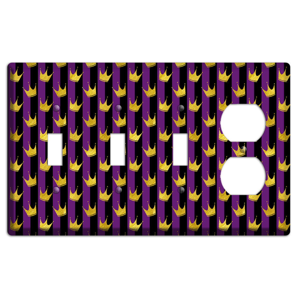 Royal Parade 3 Toggle / Duplex Wallplate