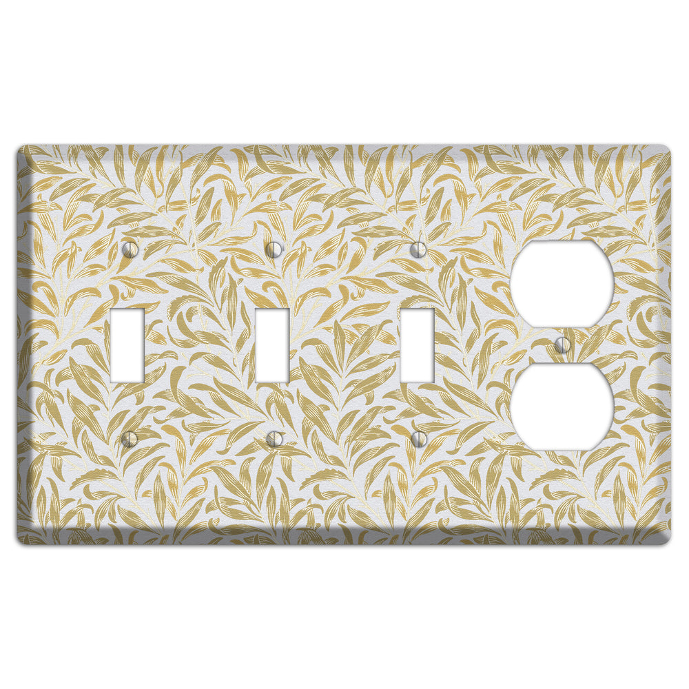 Gilded Meadow 3 Toggle / Duplex Wallplate