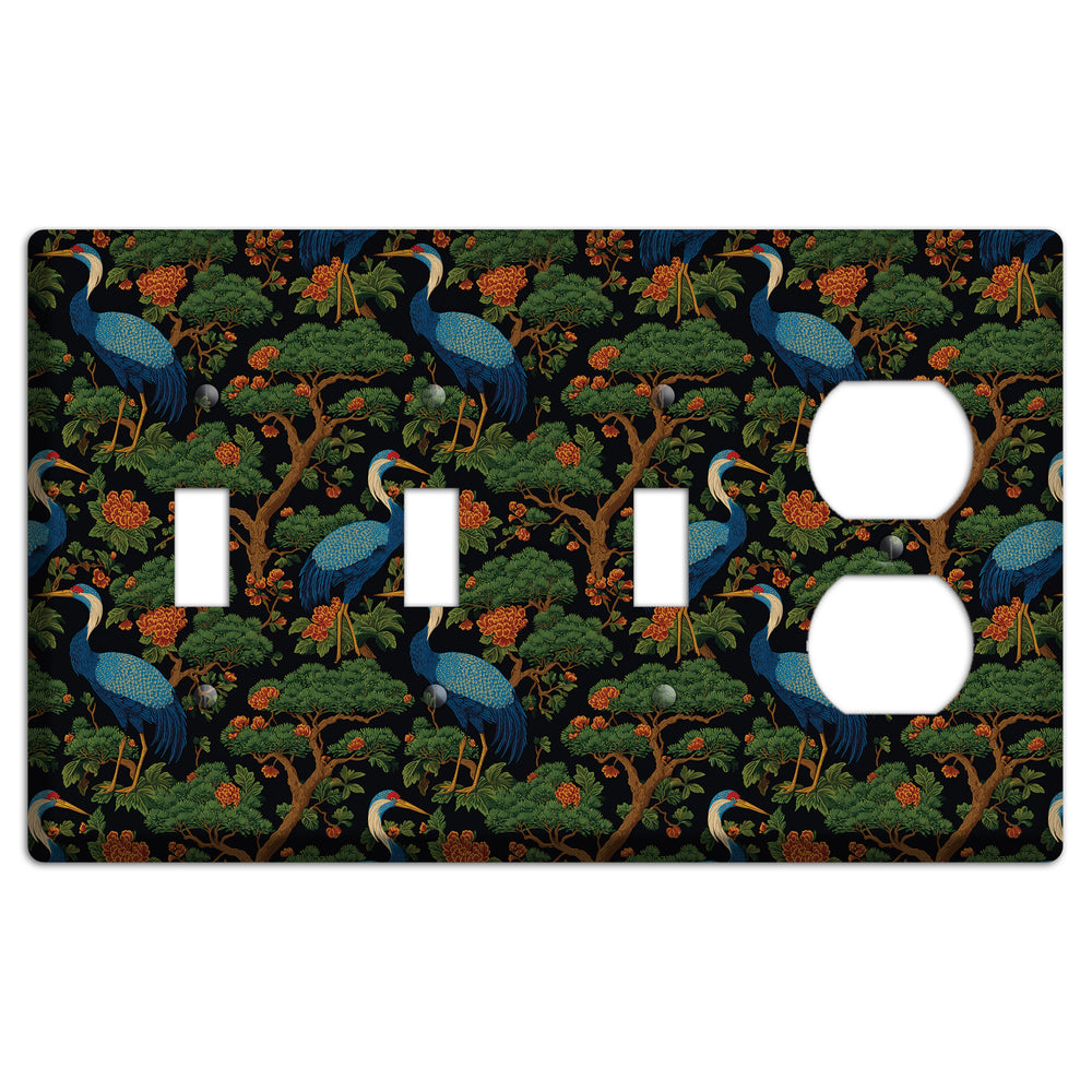 Cobalt Pine Vigil 3 Toggle / Duplex Wallplate