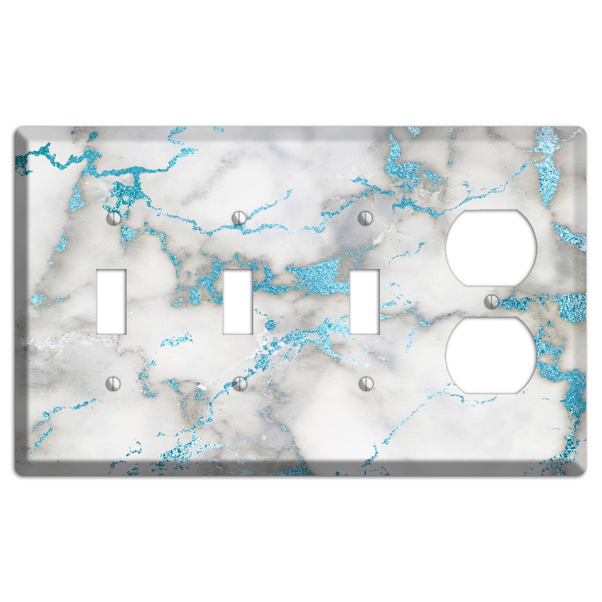 Gumbo Marble 3 Toggle / Duplex Wallplate