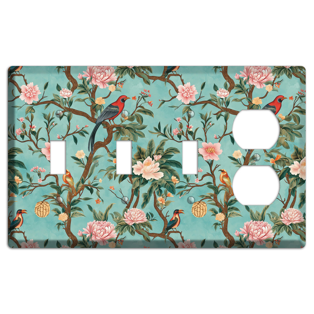 Jade Garden Reverie 3 Toggle / Duplex Wallplate