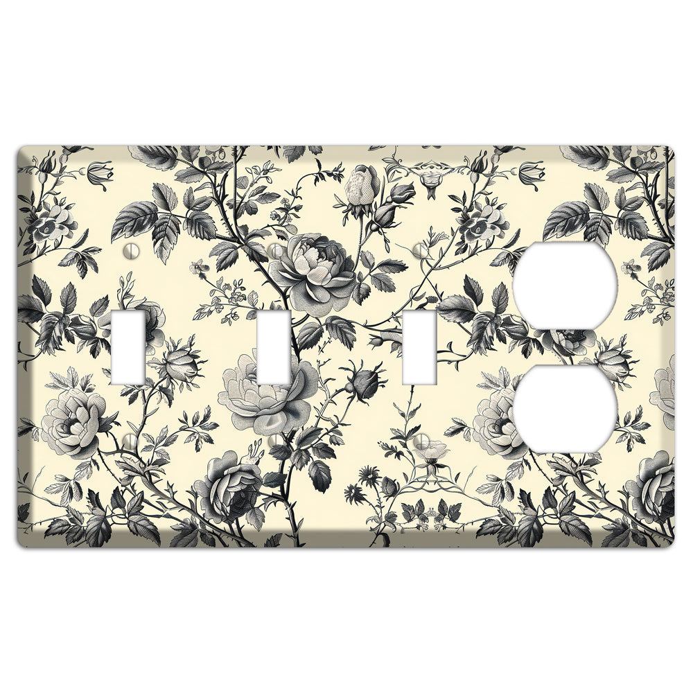 Thorned Reverie 3 Toggle / Duplex Wallplate