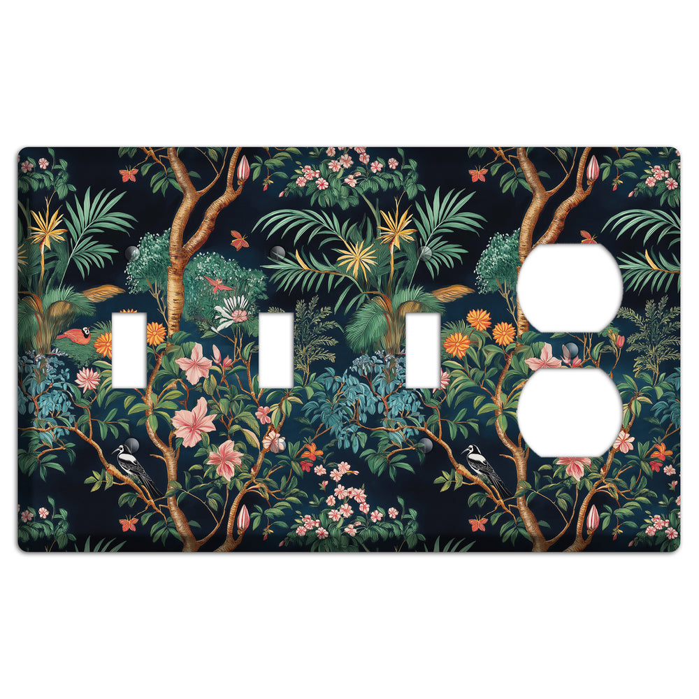 Jungle Nocturne 3 Toggle / Duplex Wallplate