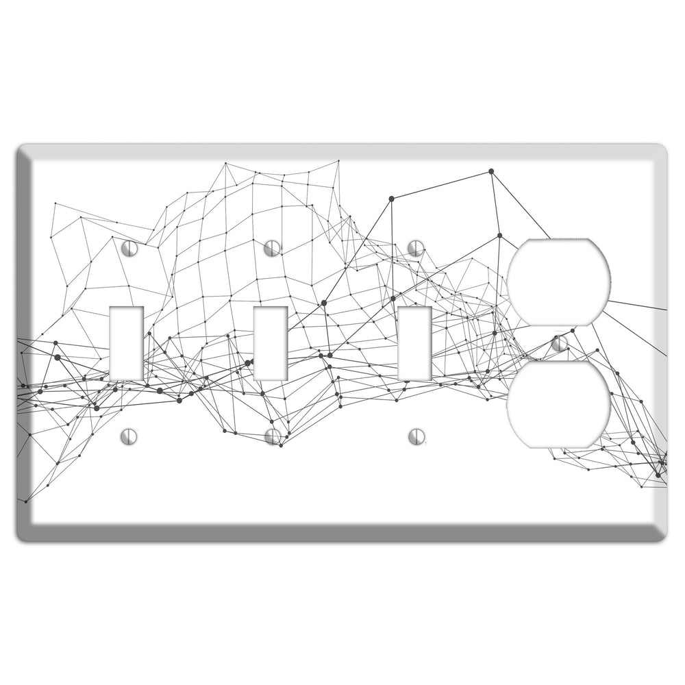 Phantom Mesh Drift 3 Toggle / Duplex Wallplate