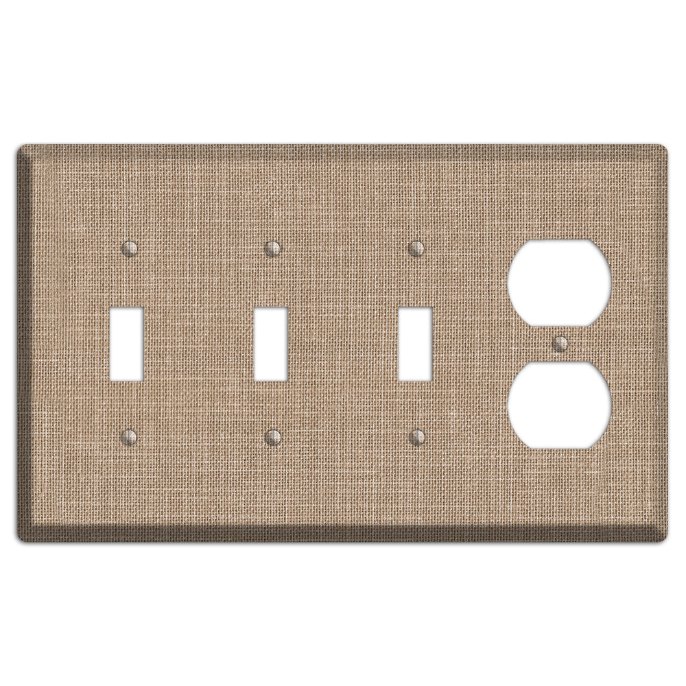 Linen Shore 3 Toggle / Duplex Wallplate