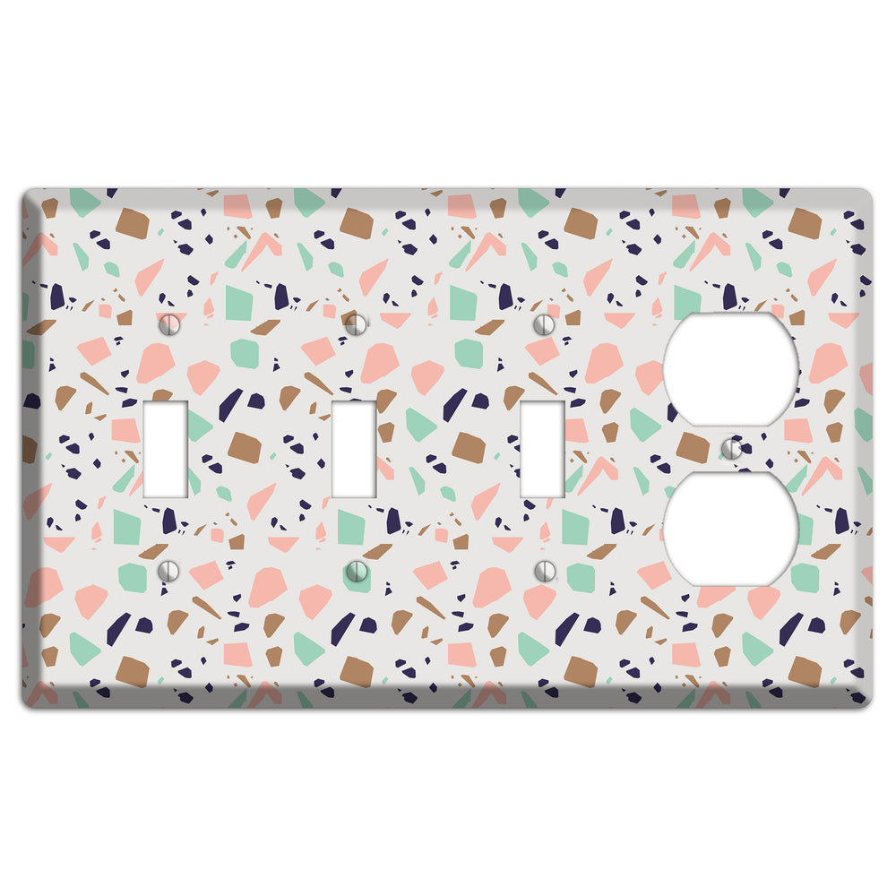 Candyfetti Quartz 3 Toggle / Duplex Wallplate