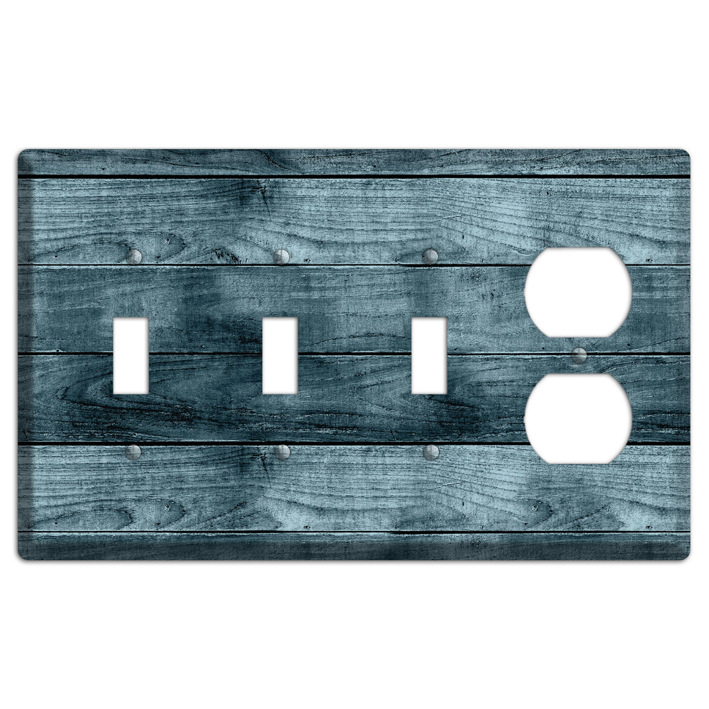 Bluewater Boards 3 Toggle / Duplex Wallplate