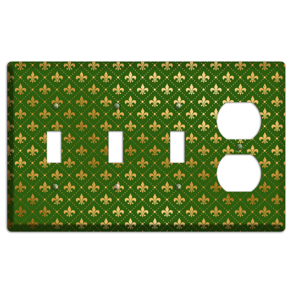 Gilded Grove 3 Toggle / Duplex Wallplate