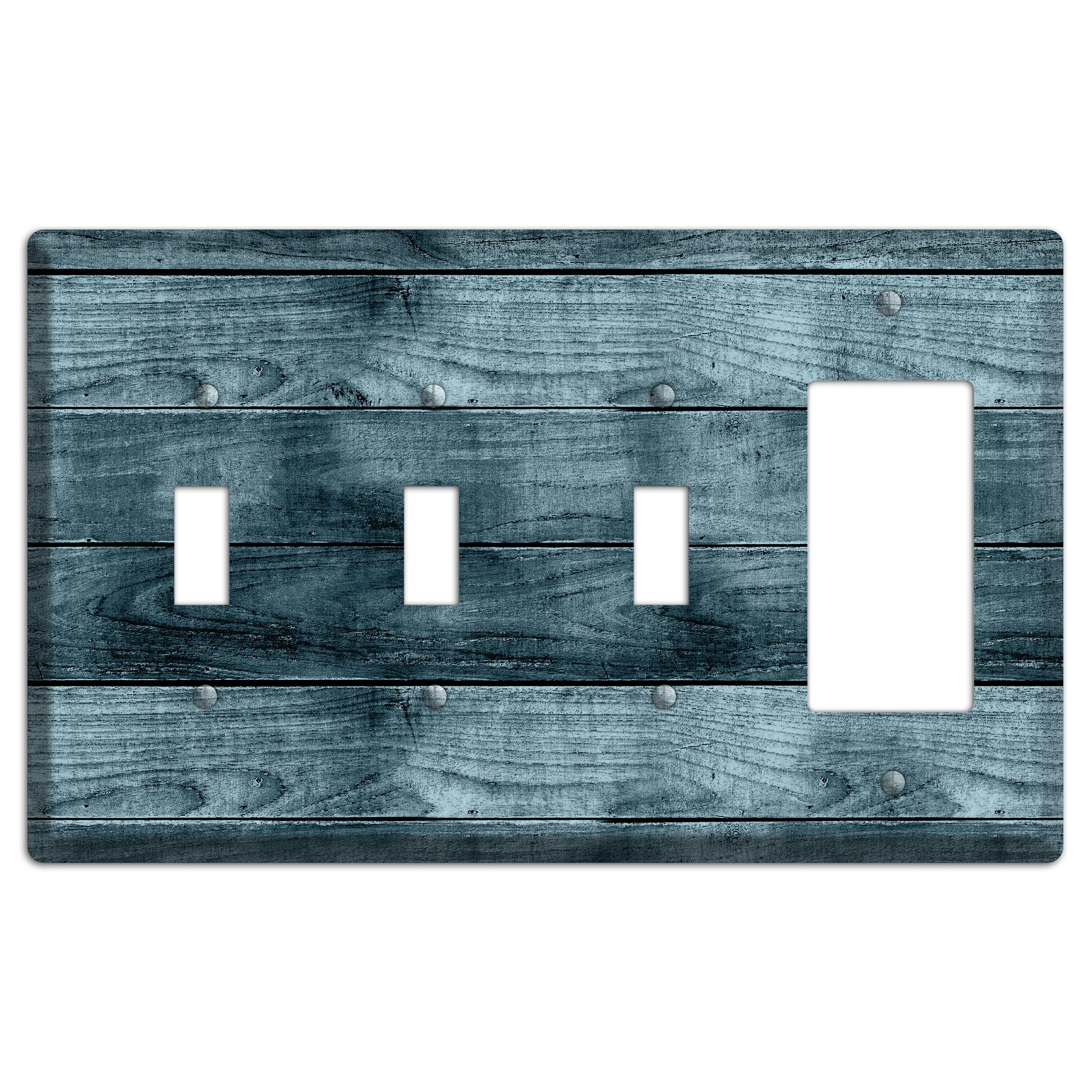 Bluewater Boards 3 Toggle / Rocker Wallplate