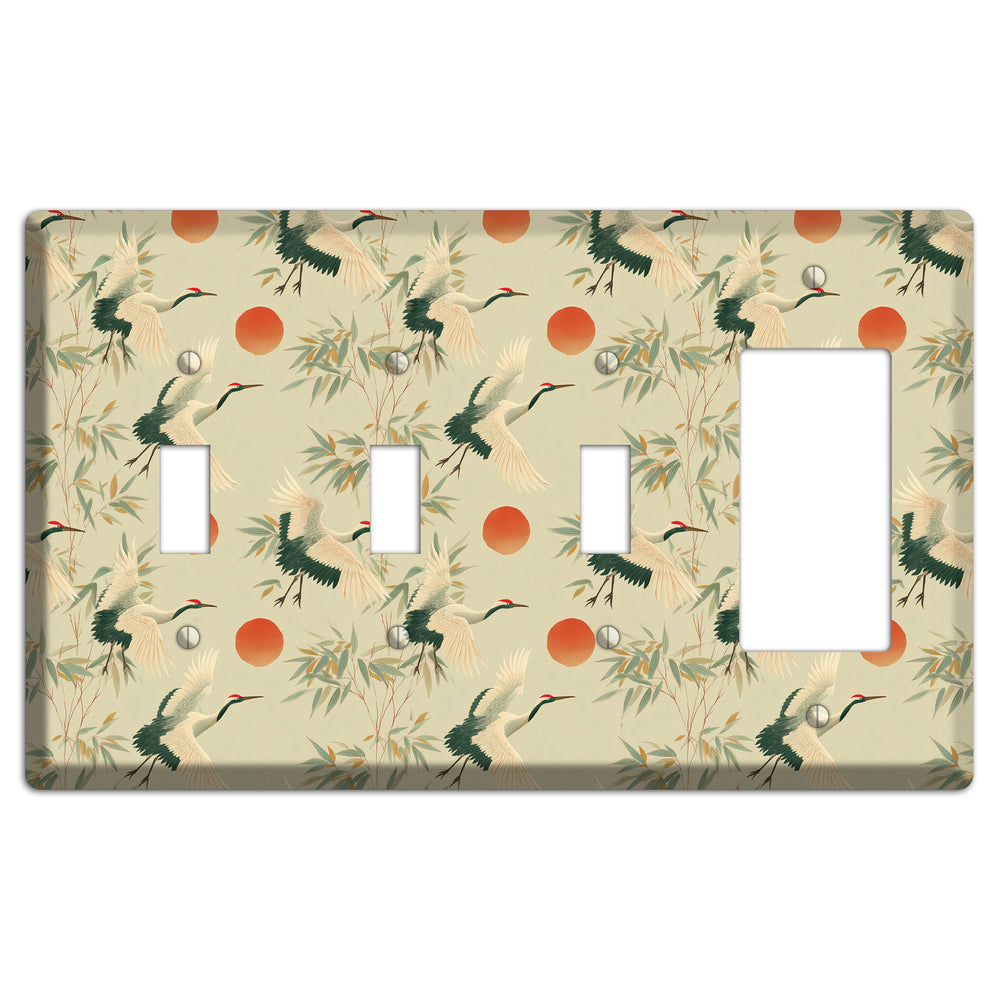 Celadon Sun Migration 3 Toggle / Rocker Wallplate
