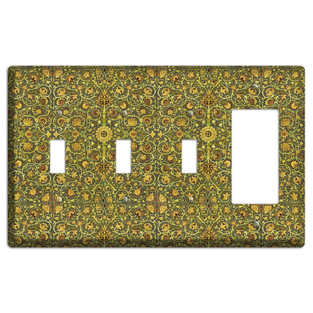 Heirloom Vinework 3 Toggle / Rocker Wallplate