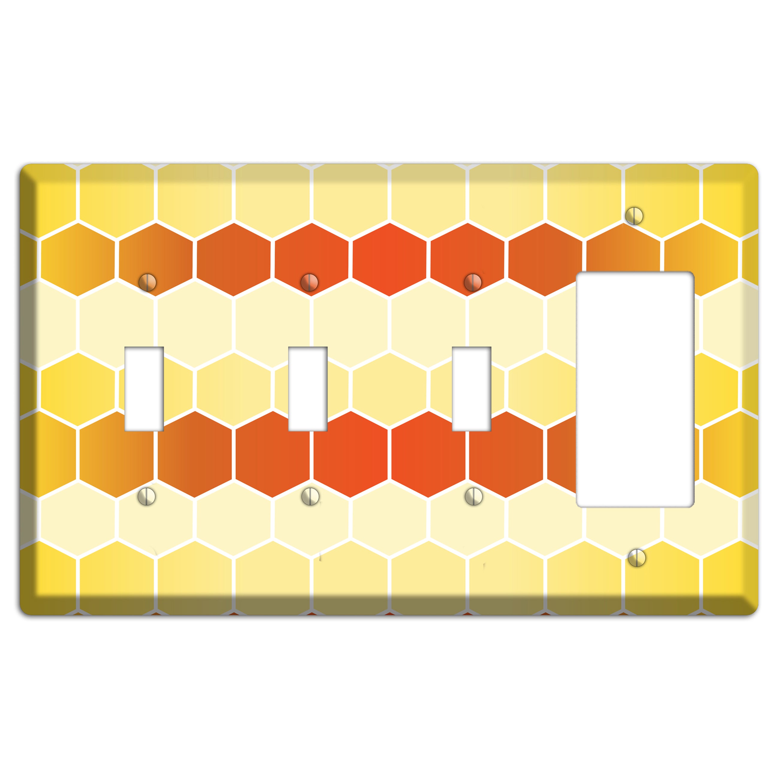 Amber Cell Drift 3 Toggle / Rocker Wallplate