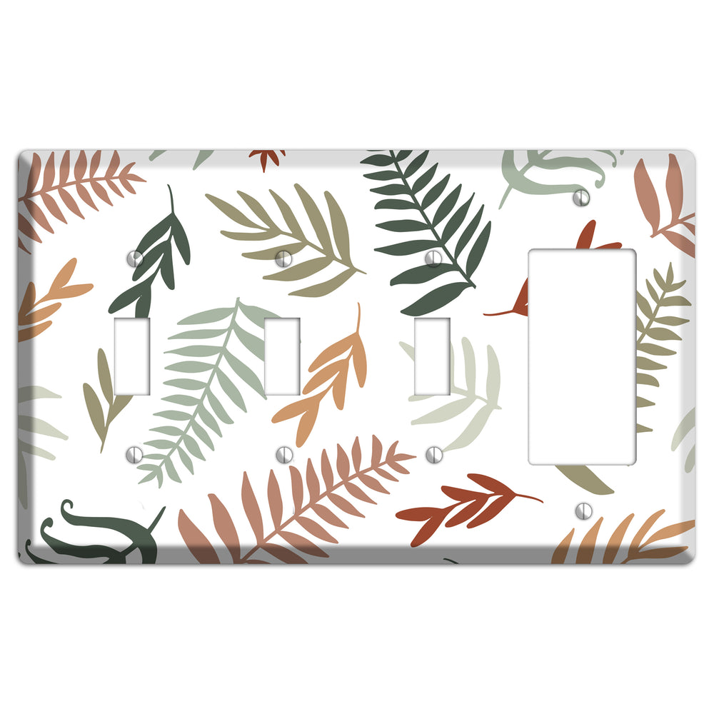 Foliage Adrift 3 Toggle / Rocker Wallplate