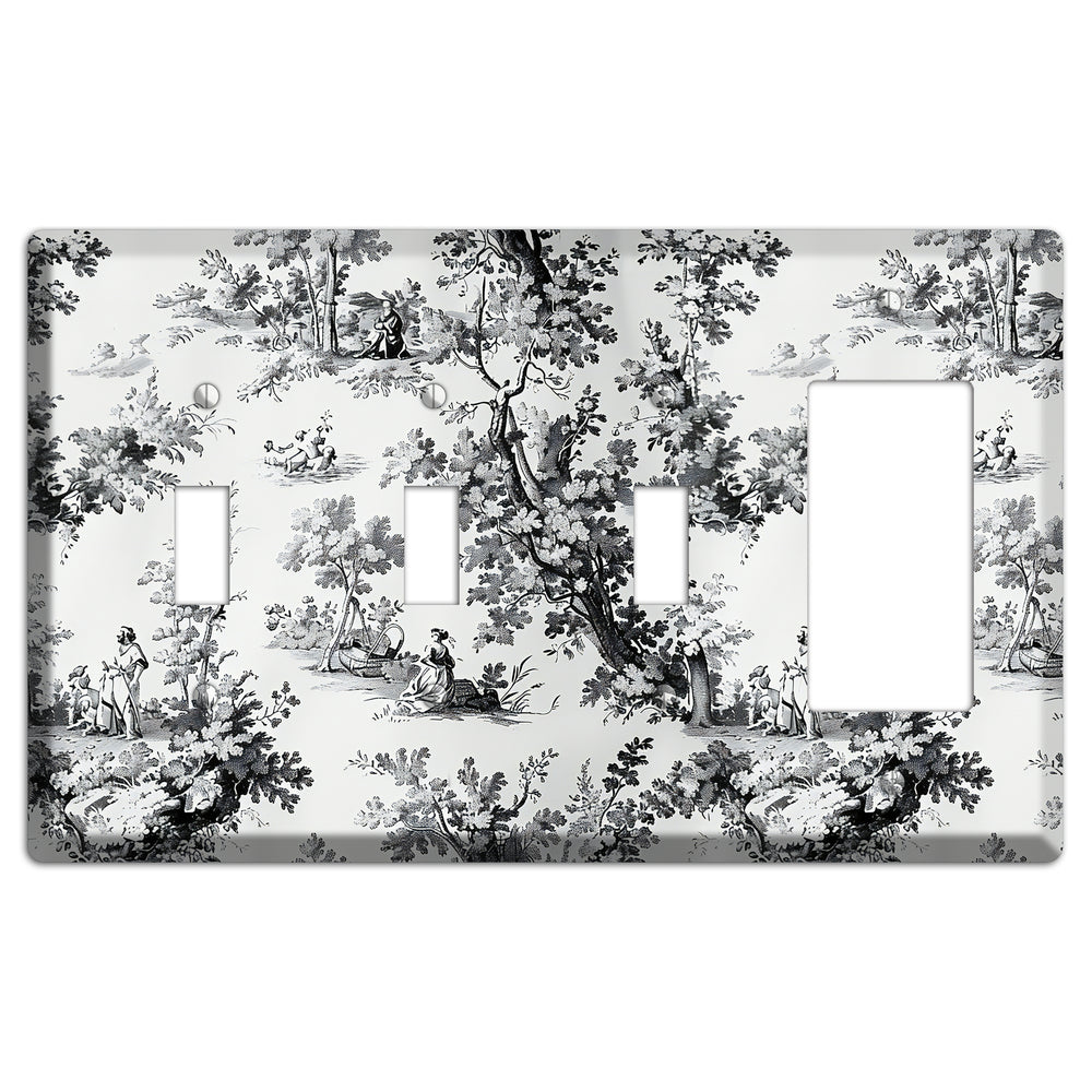 Pastoral Whisper 3 Toggle / Rocker Wallplate