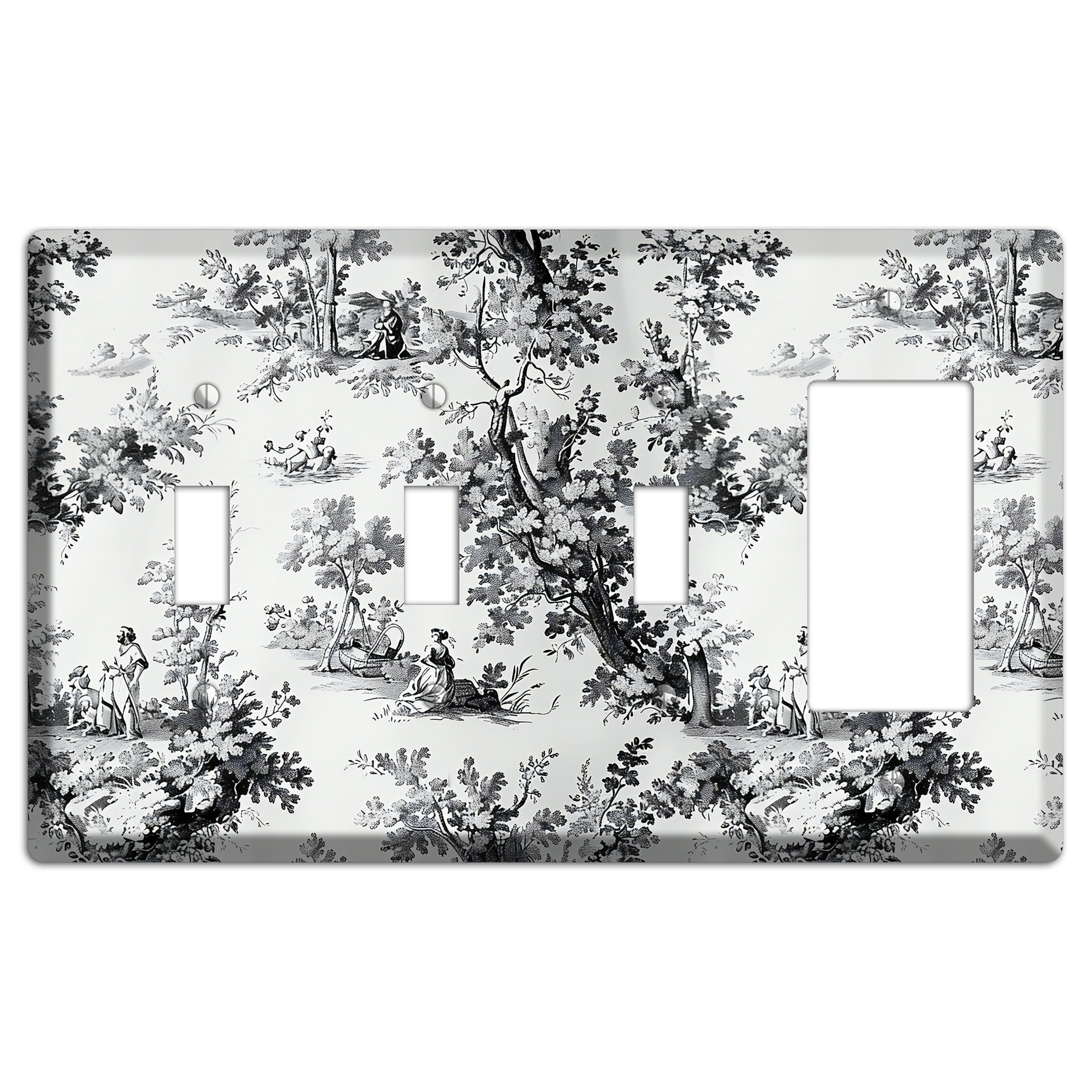 Pastoral Whisper 3 Toggle / Rocker Wallplate