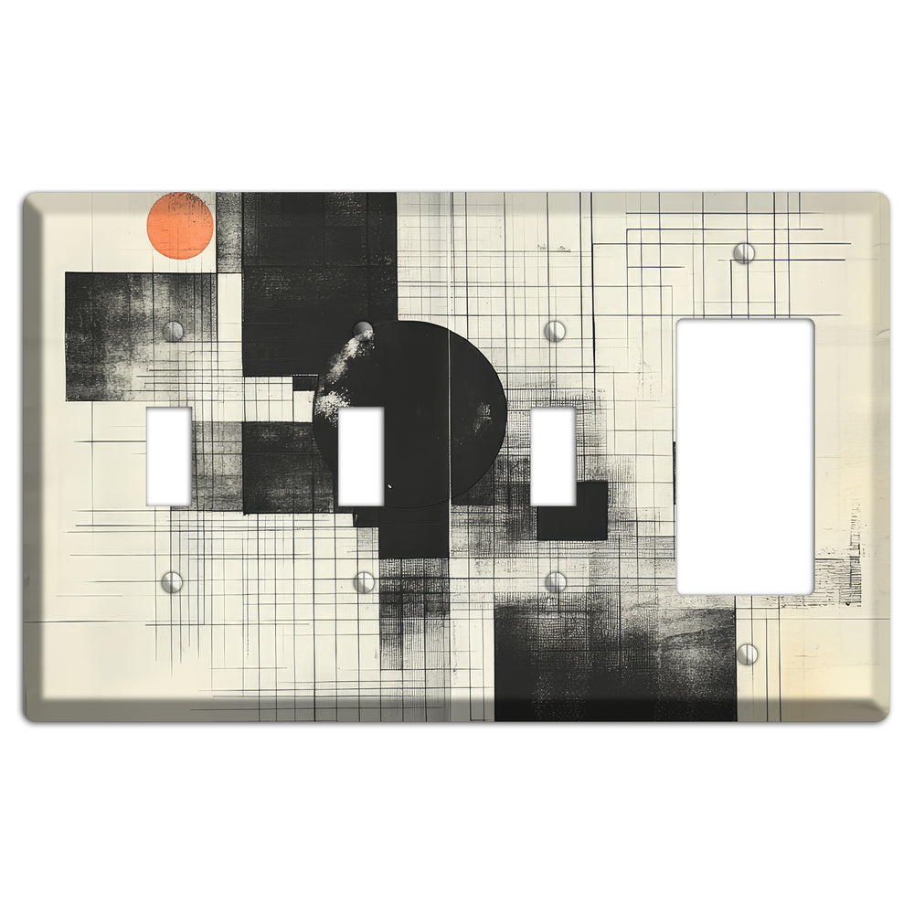 Eclipse Over Blueprint 3 Toggle / Rocker Wallplate