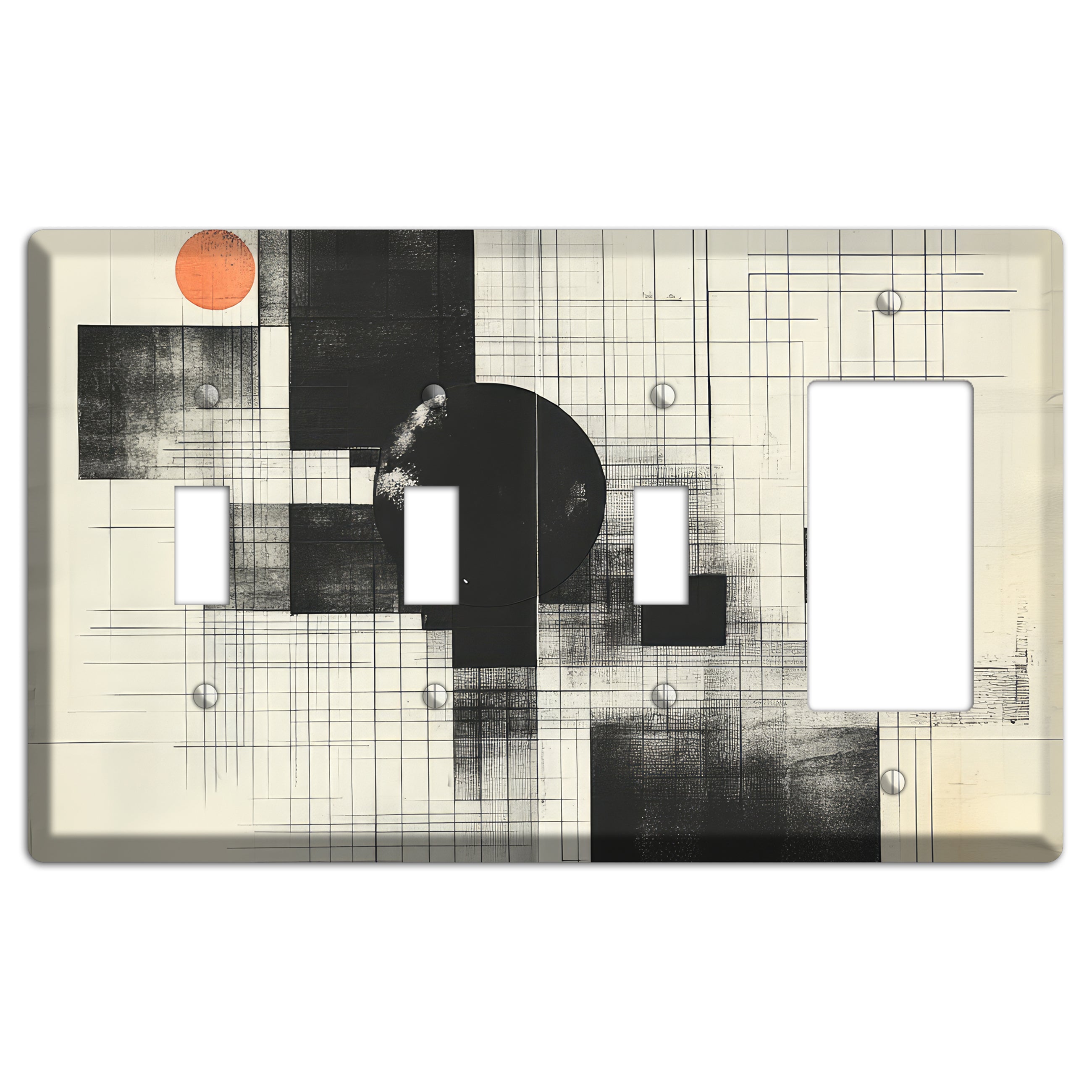 Eclipse Over Blueprint 3 Toggle / Rocker Wallplate