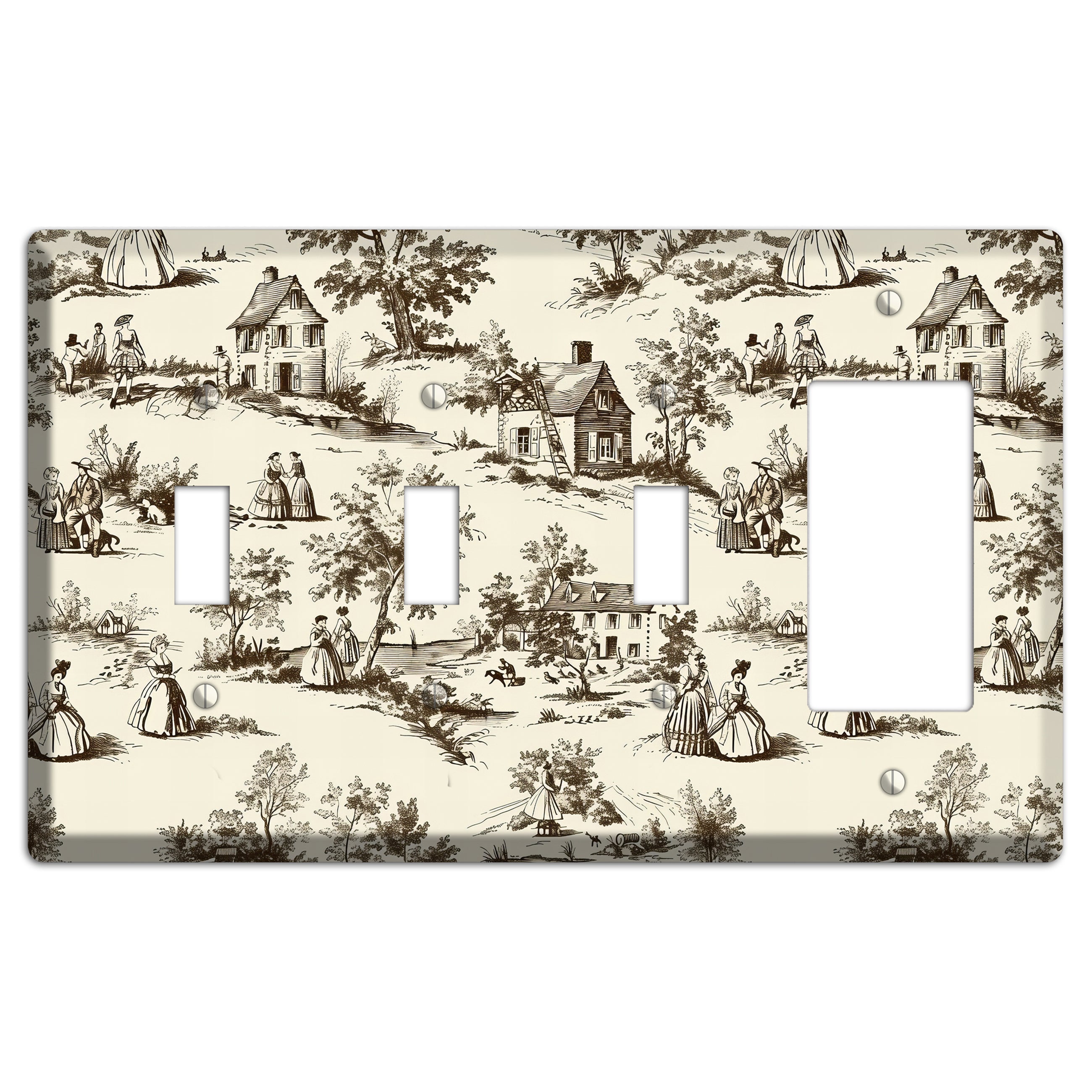 Country Promenade 3 Toggle / Rocker Wallplate