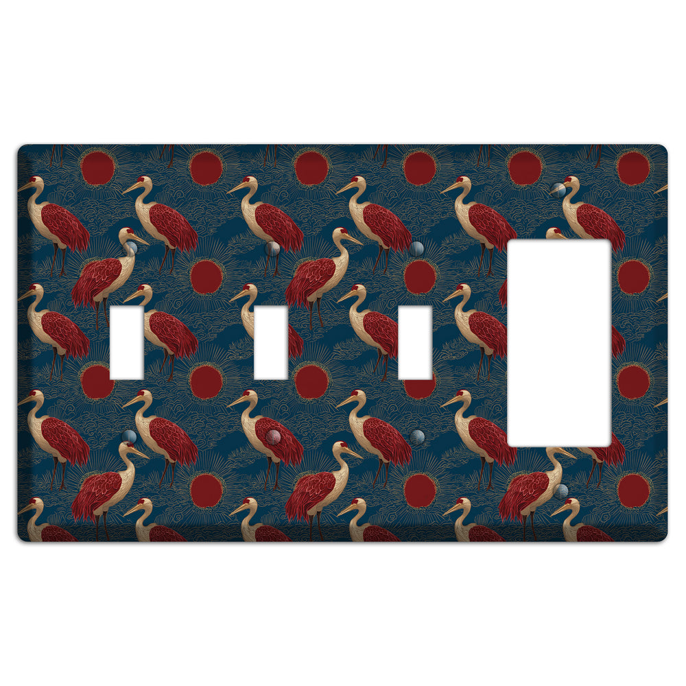 Indigo Sun Vigil 3 Toggle / Rocker Wallplate