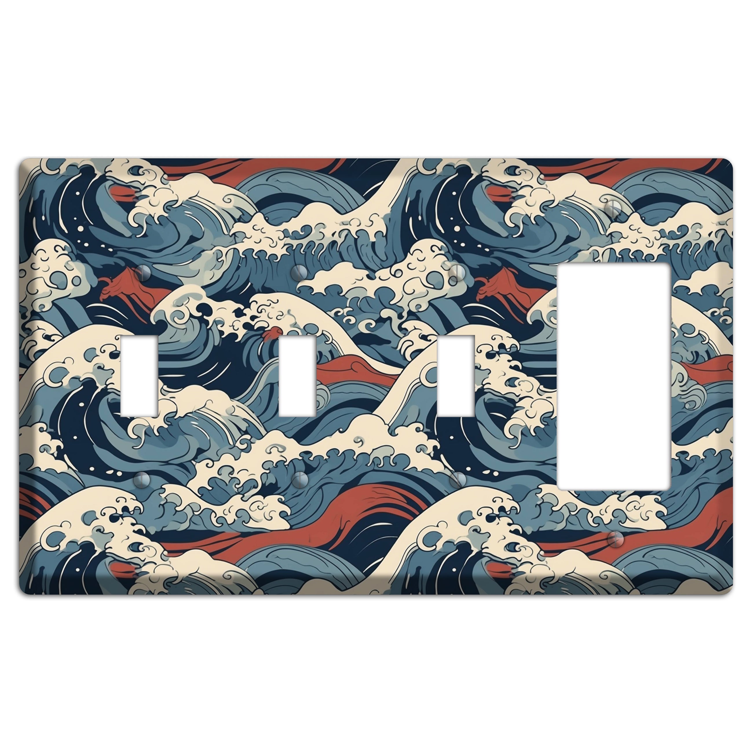 Crashing Tide Fury 3 Toggle / Rocker Wallplate