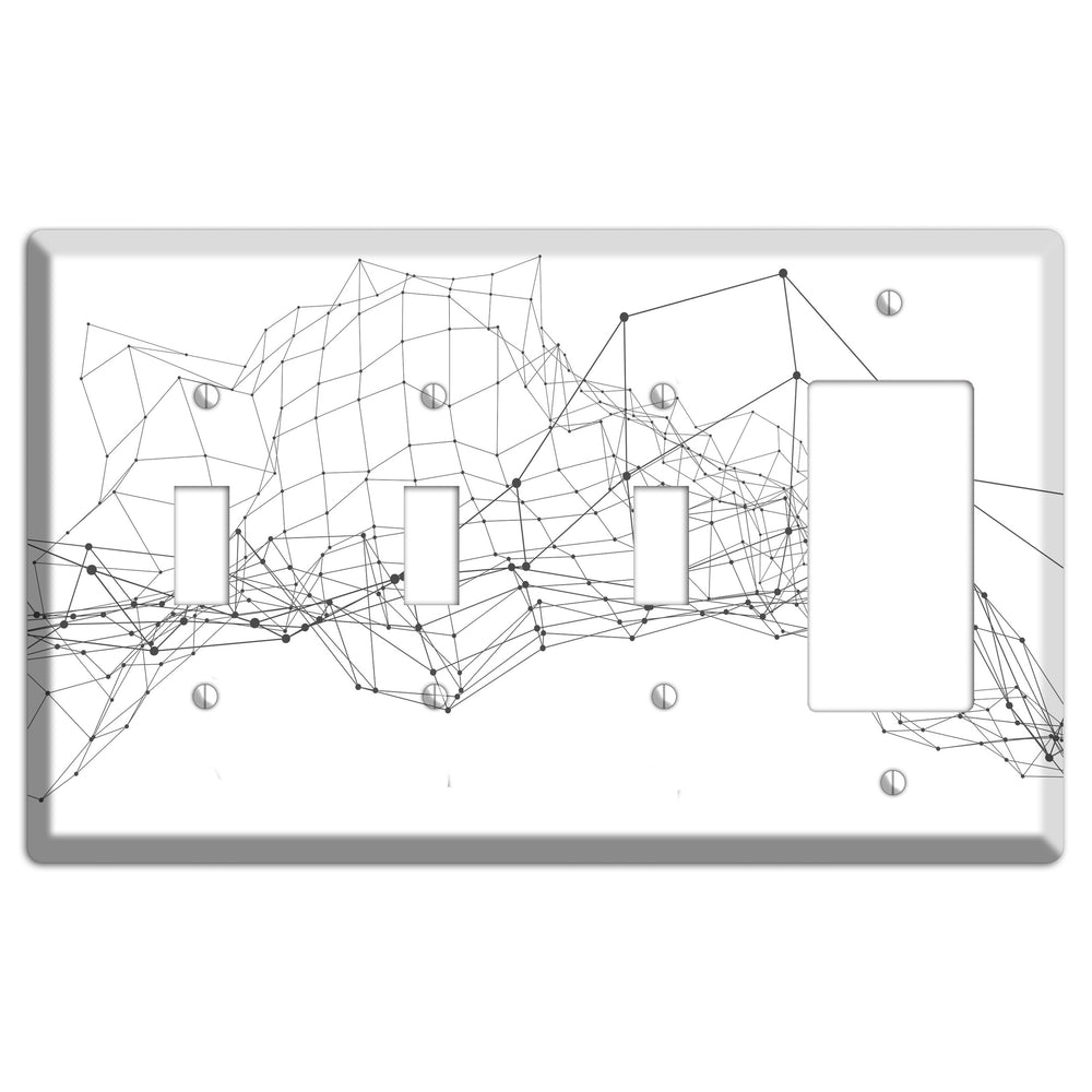 Phantom Mesh Drift 3 Toggle / Rocker Wallplate