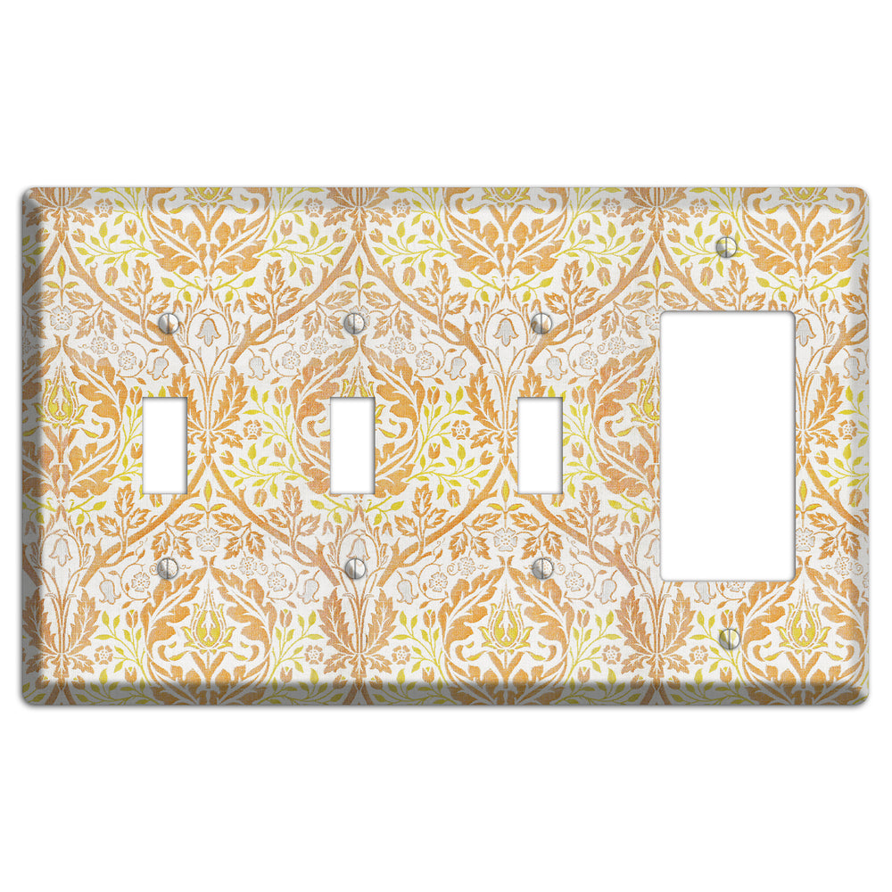 Citrus Tapestry 3 Toggle / Rocker Wallplate