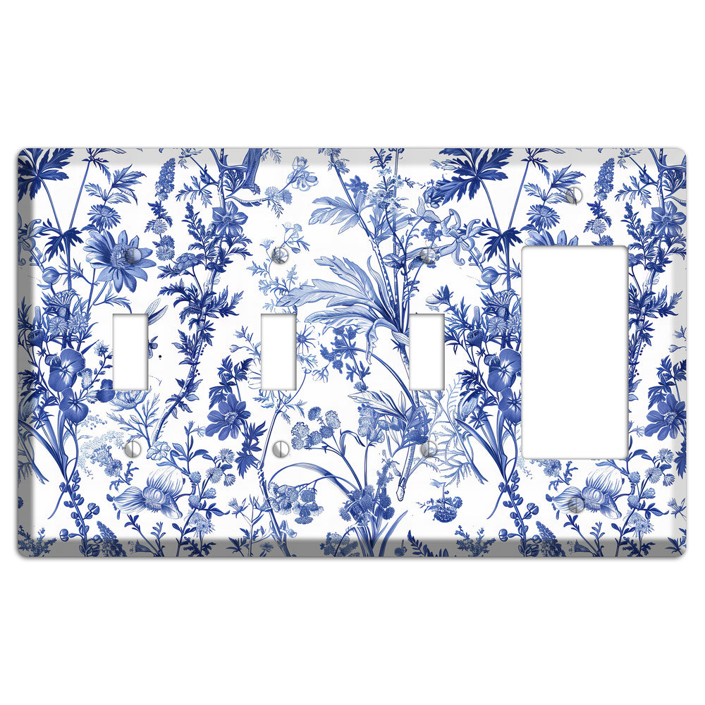 Wildflower Ink Study 3 Toggle / Rocker Wallplate