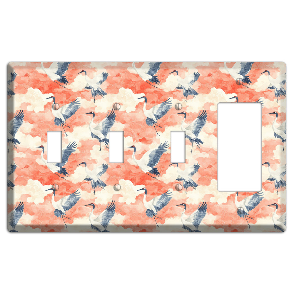 Coral Sky Migration 3 Toggle / Rocker Wallplate