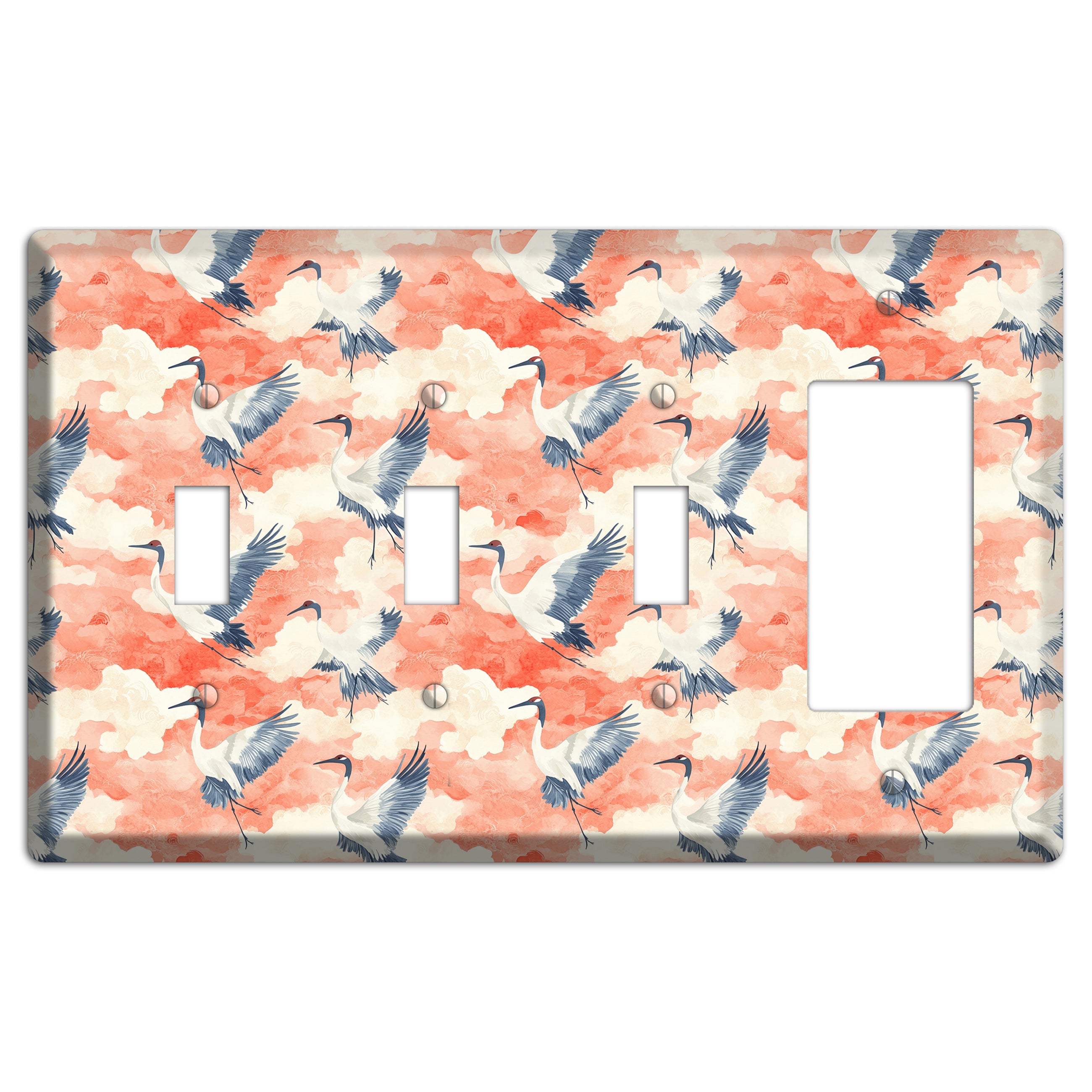 Coral Sky Migration 3 Toggle / Rocker Wallplate