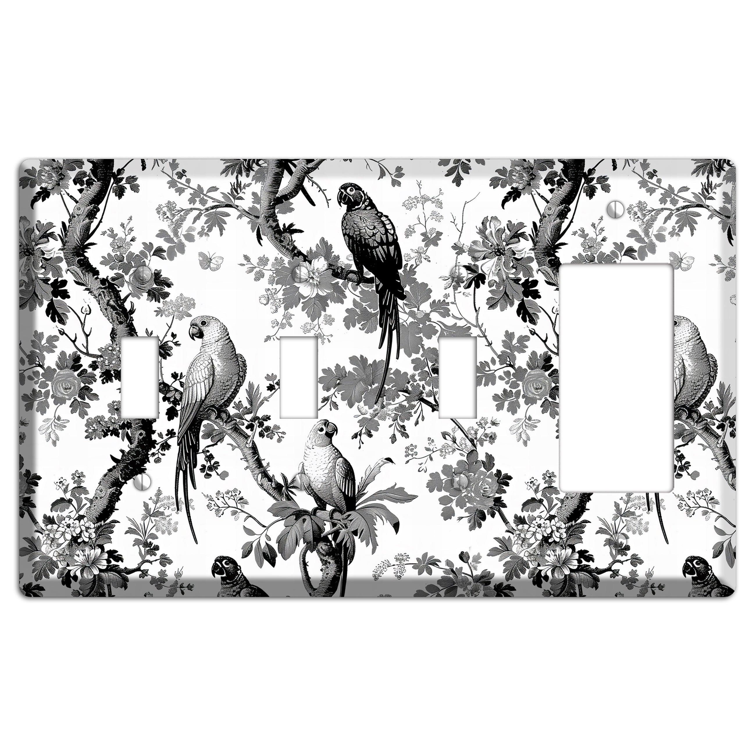 Parlor of Parrots 3 Toggle / Rocker Wallplate