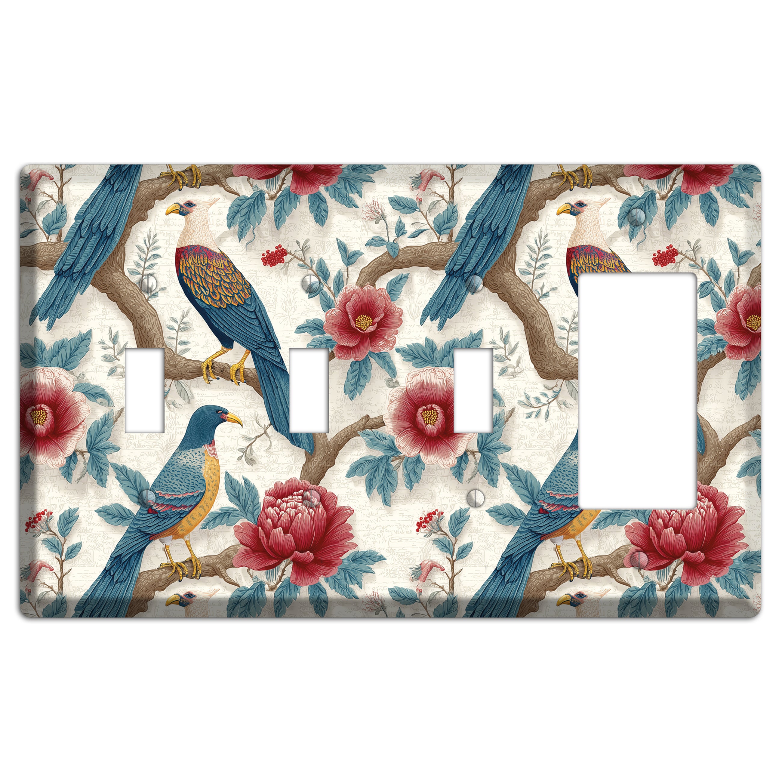 Imperial Roost 3 Toggle / Rocker Wallplate
