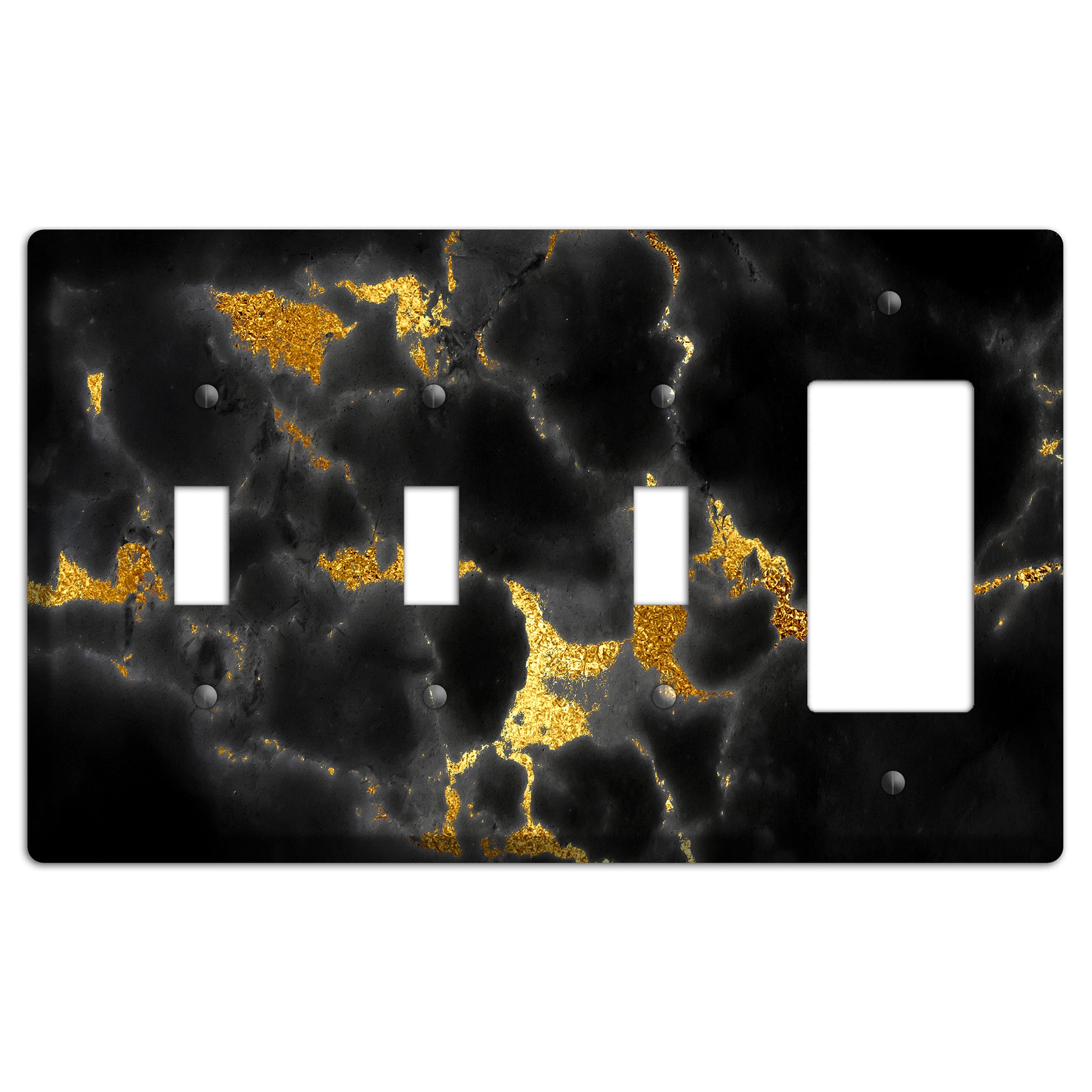 Equator Marble 3 Toggle / Rocker Wallplate