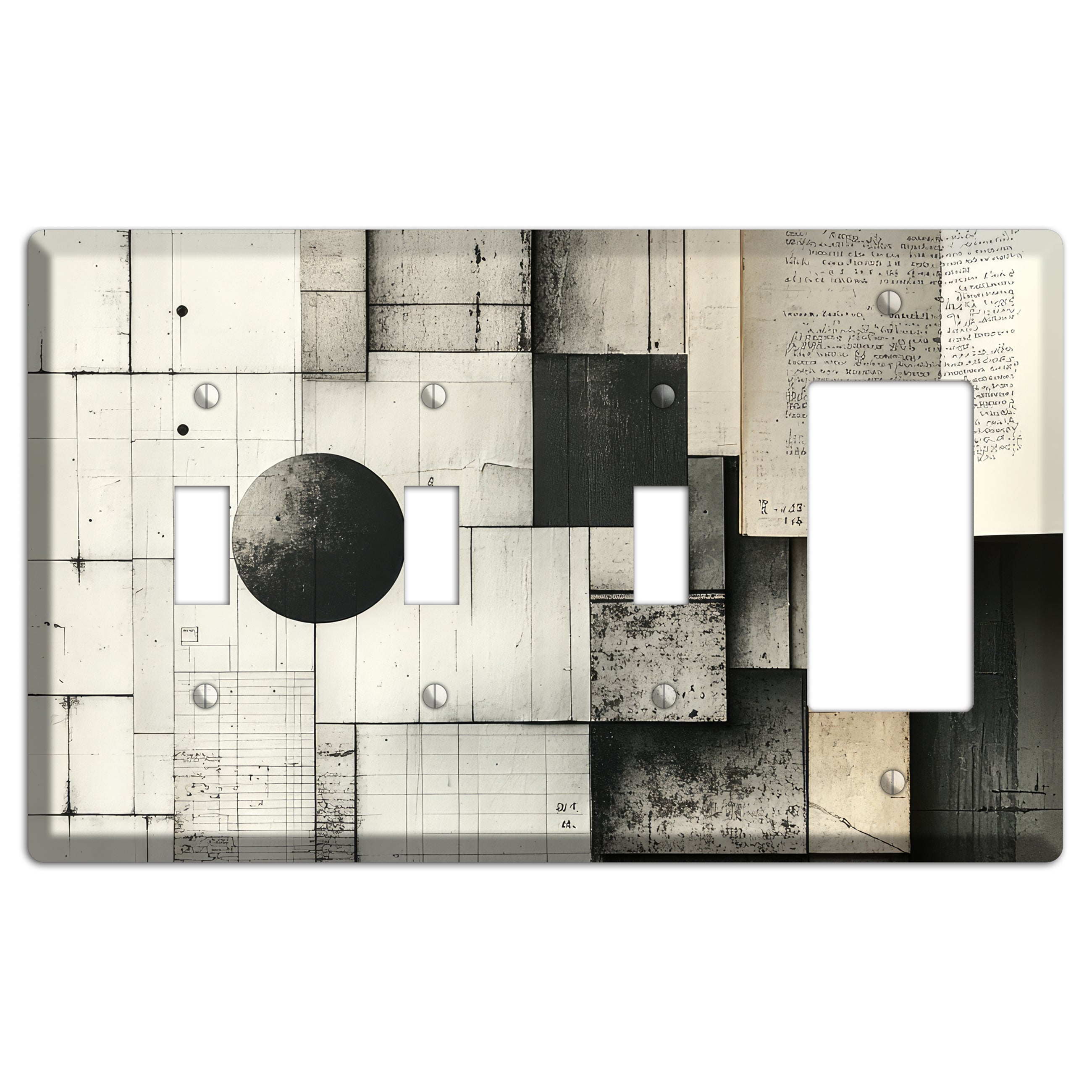 Ledger & Void 3 Toggle / Rocker Wallplate