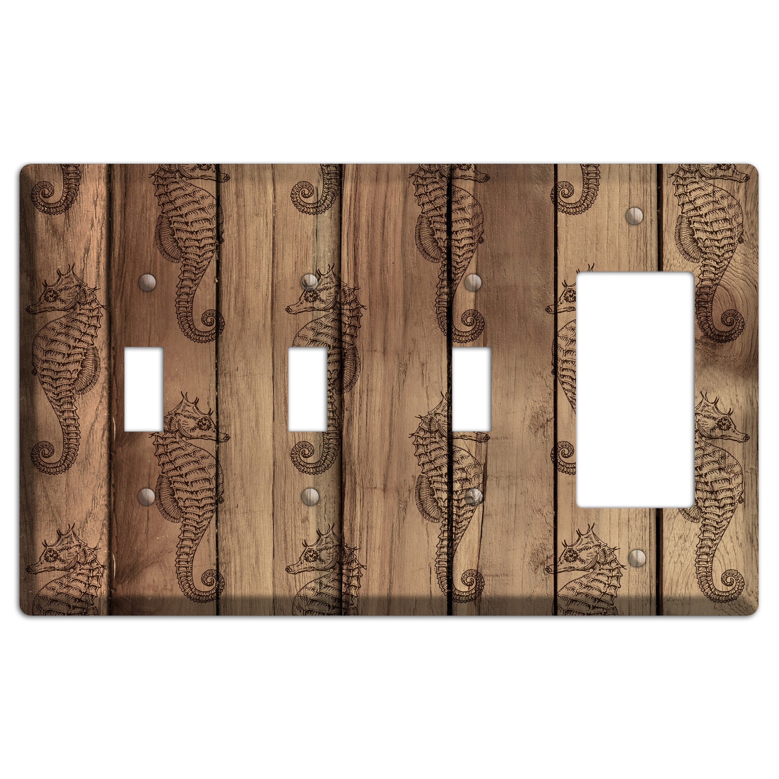 Planktonic Ponies 3 Toggle / Rocker Wallplate