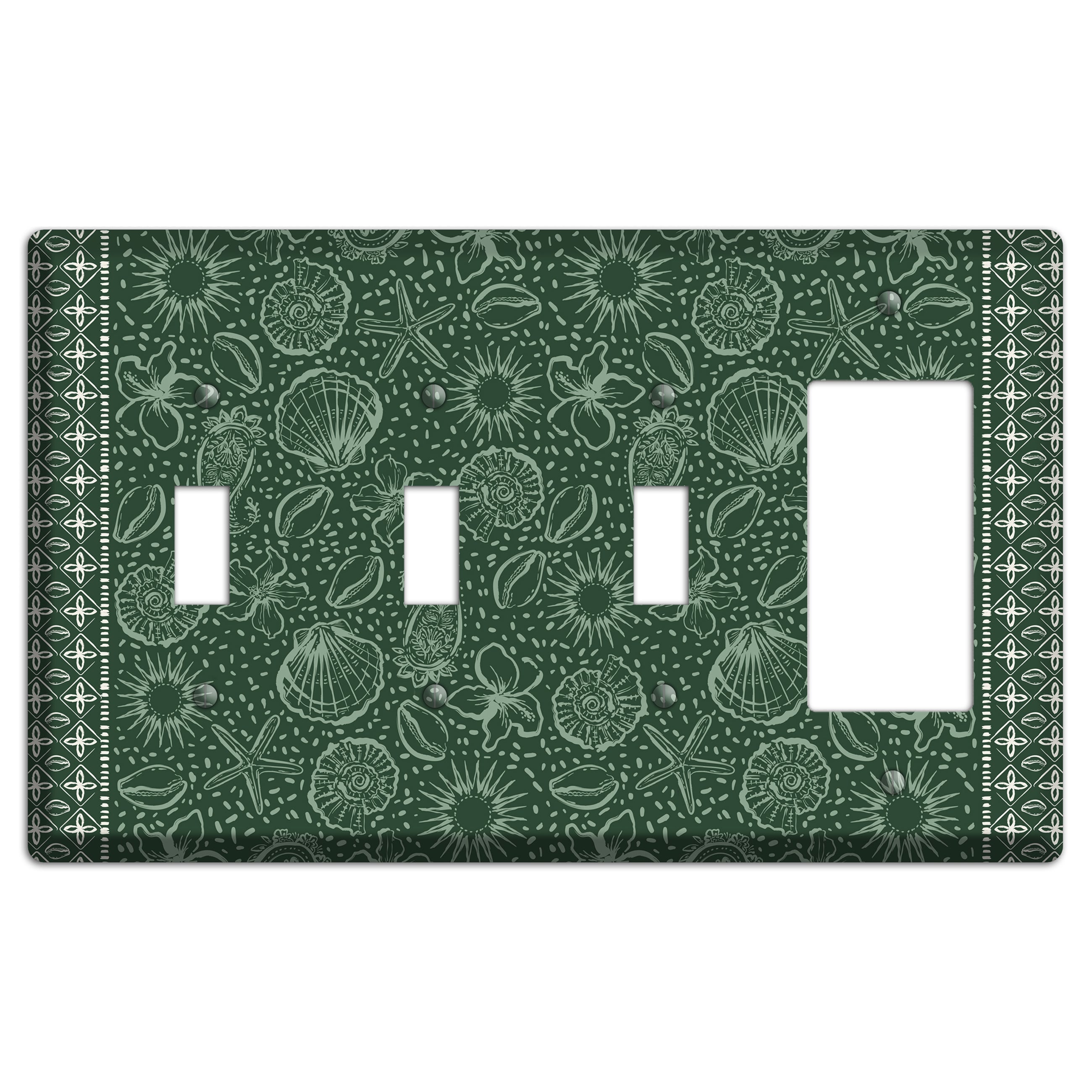 Emerald Tide Reliquary 3 Toggle / Rocker Wallplate