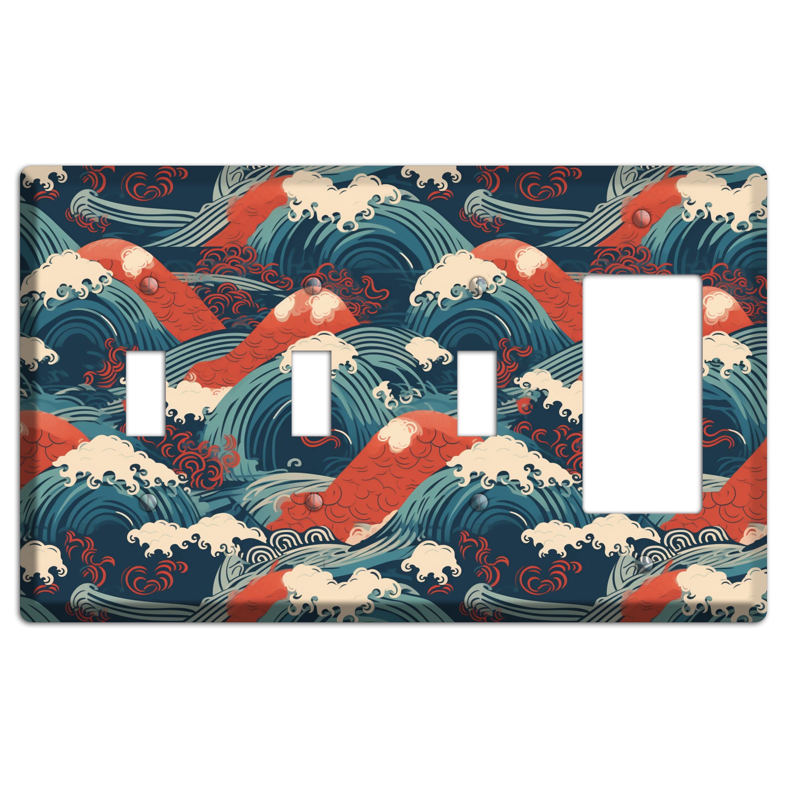 Koi & Tempest 3 Toggle / Rocker Wallplate