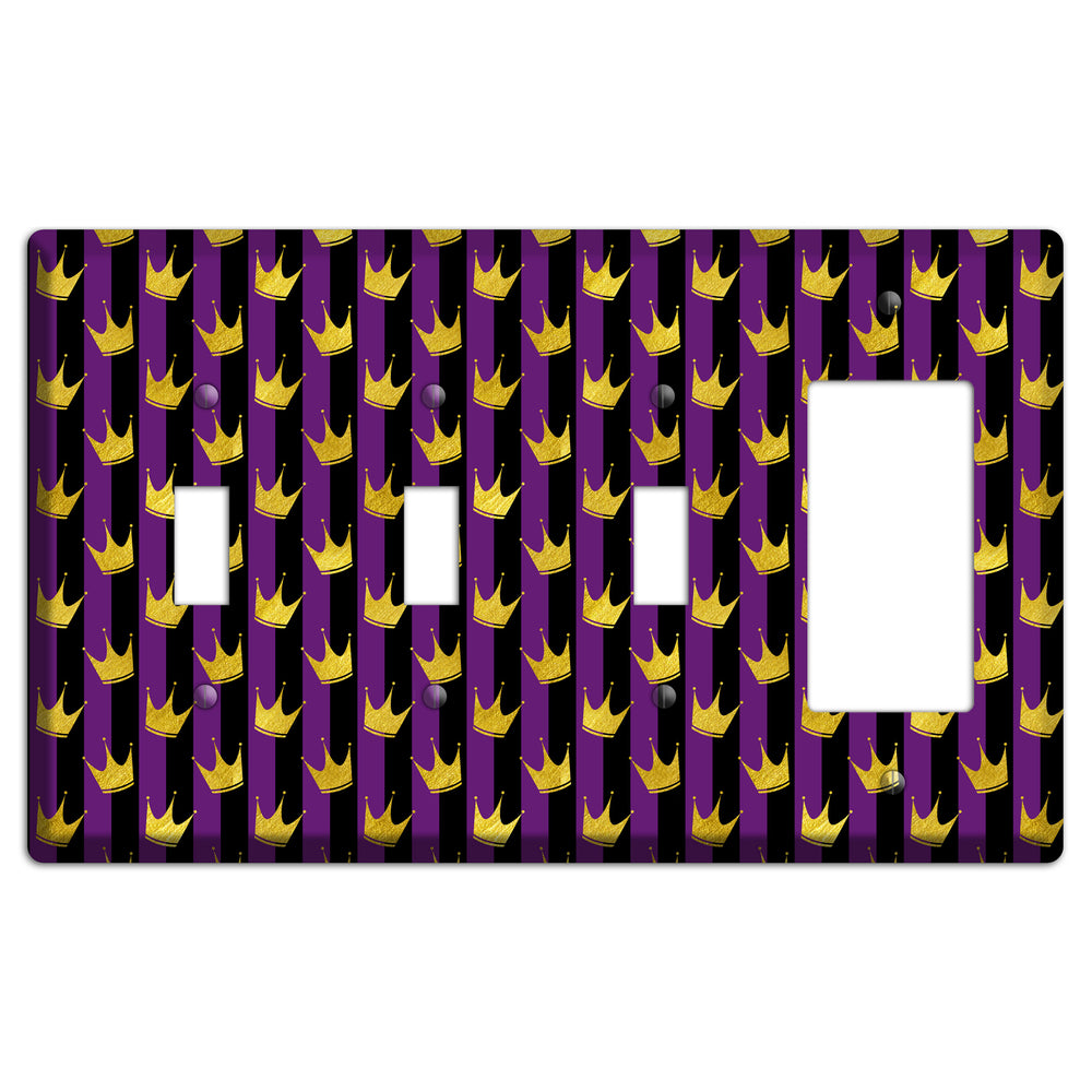 Royal Parade 3 Toggle / Rocker Wallplate