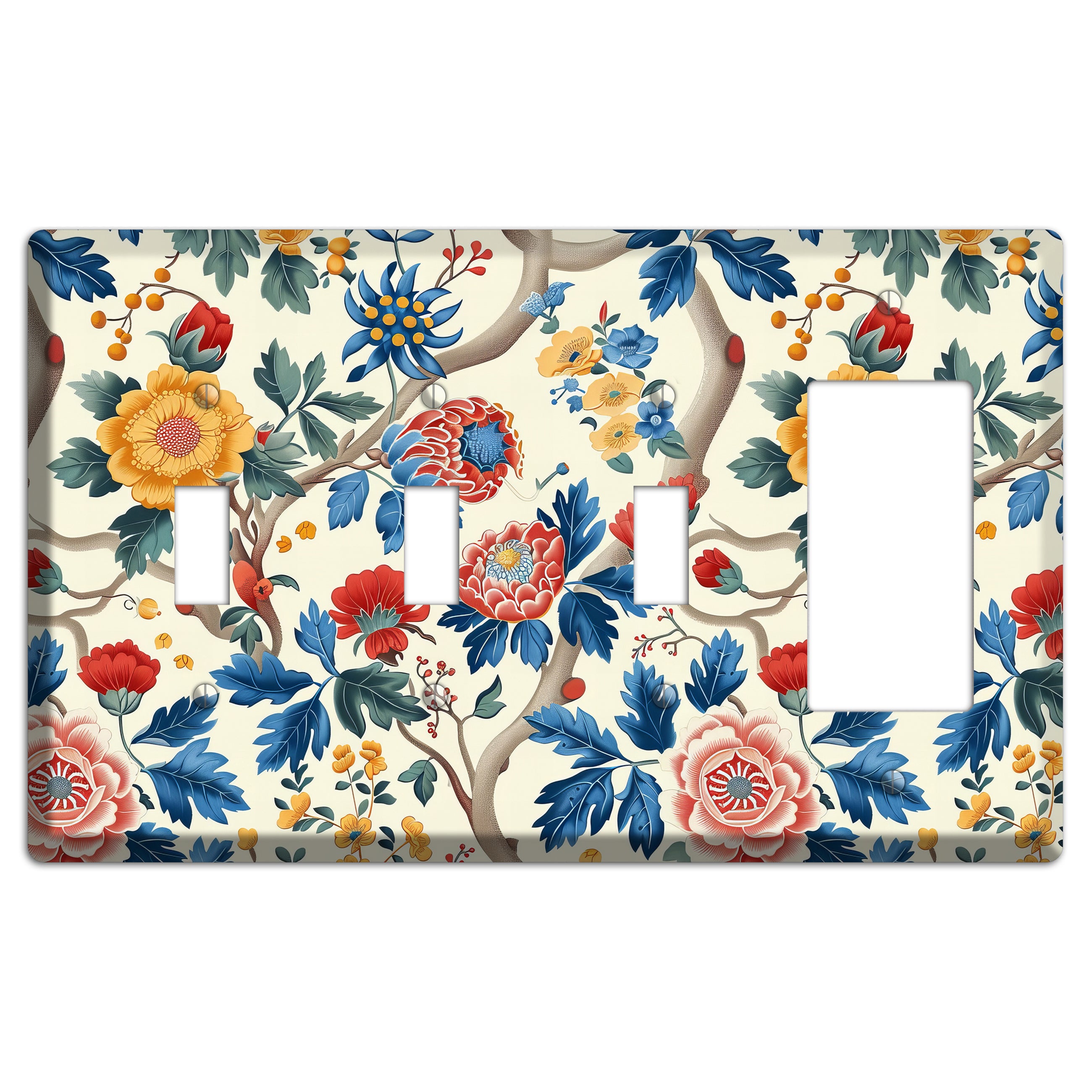 Tangled Bower Fête 3 Toggle / Rocker Wallplate