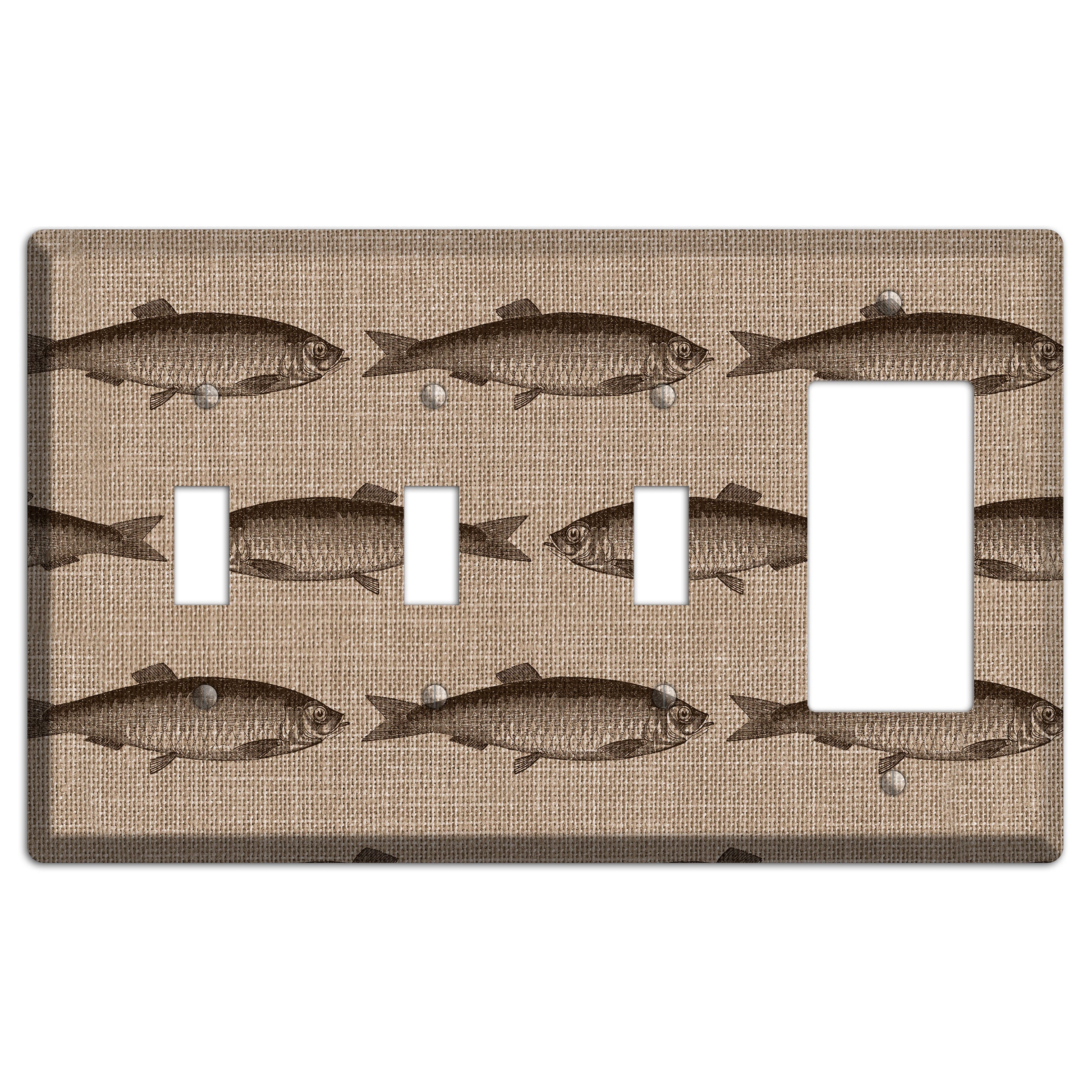 Shoal Sketch 3 Toggle / Rocker Wallplate