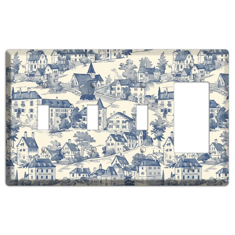 Village Chronicle 3 Toggle / Rocker Wallplate