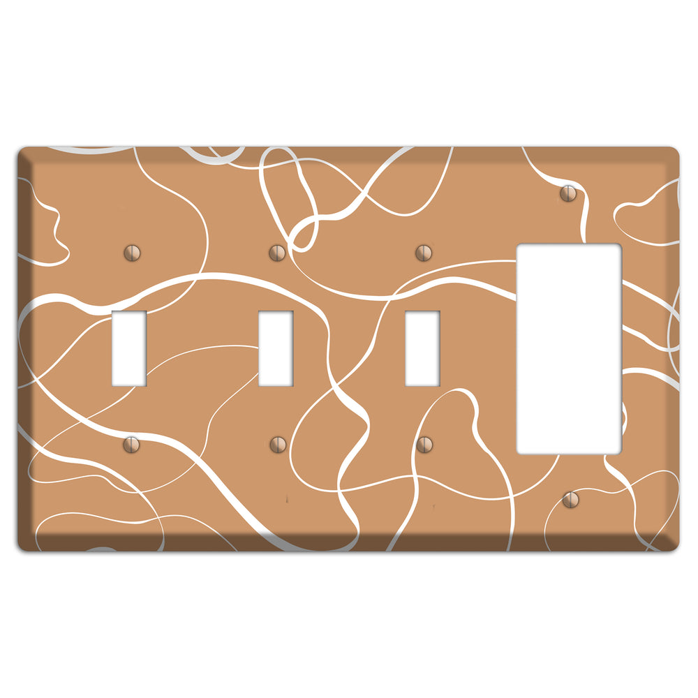 Wandering Thread 3 Toggle / Rocker Wallplate