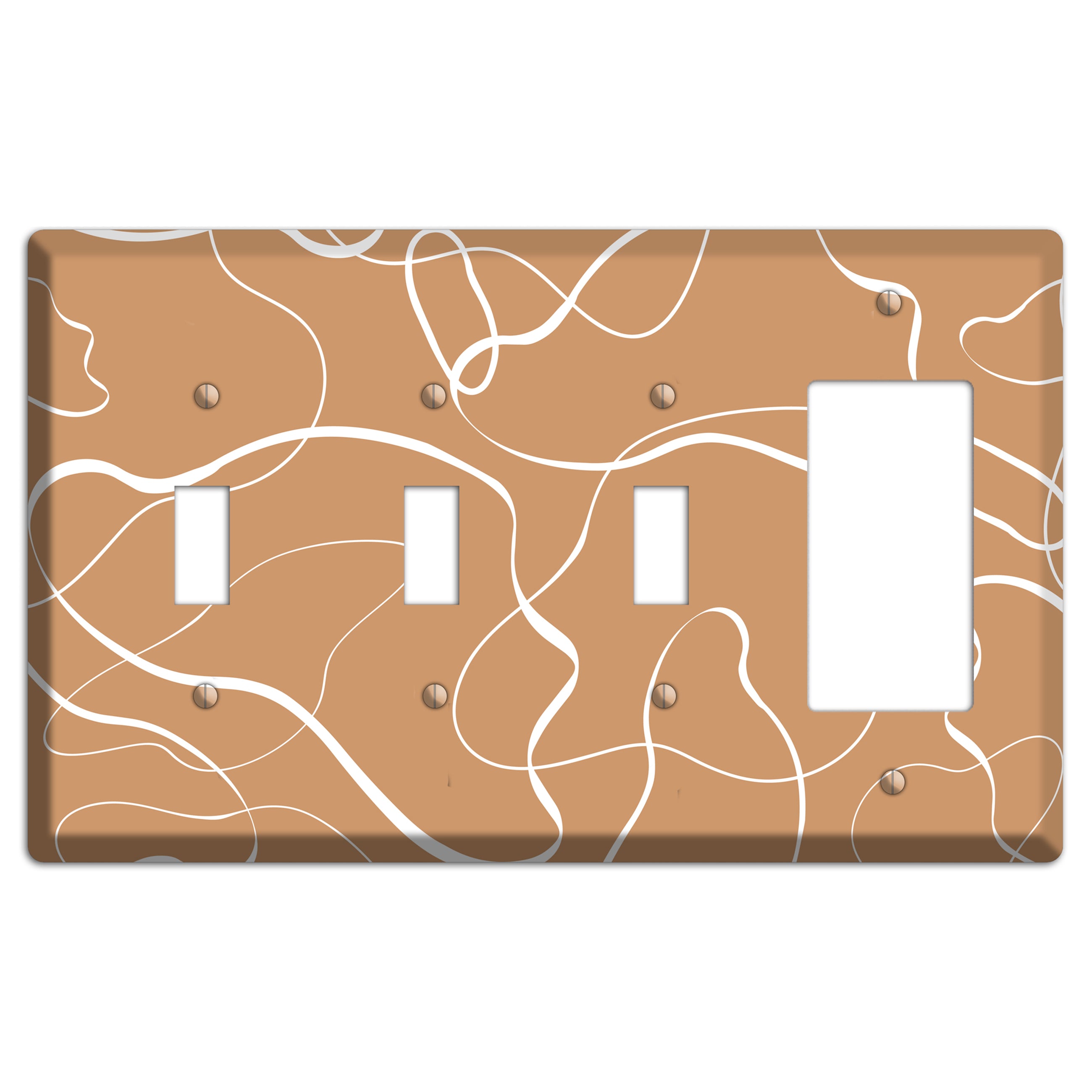 Wandering Thread 3 Toggle / Rocker Wallplate