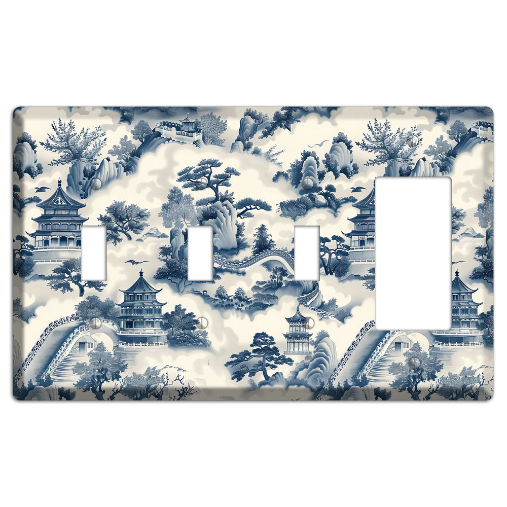 Imperial Mist 3 Toggle / Rocker Wallplate