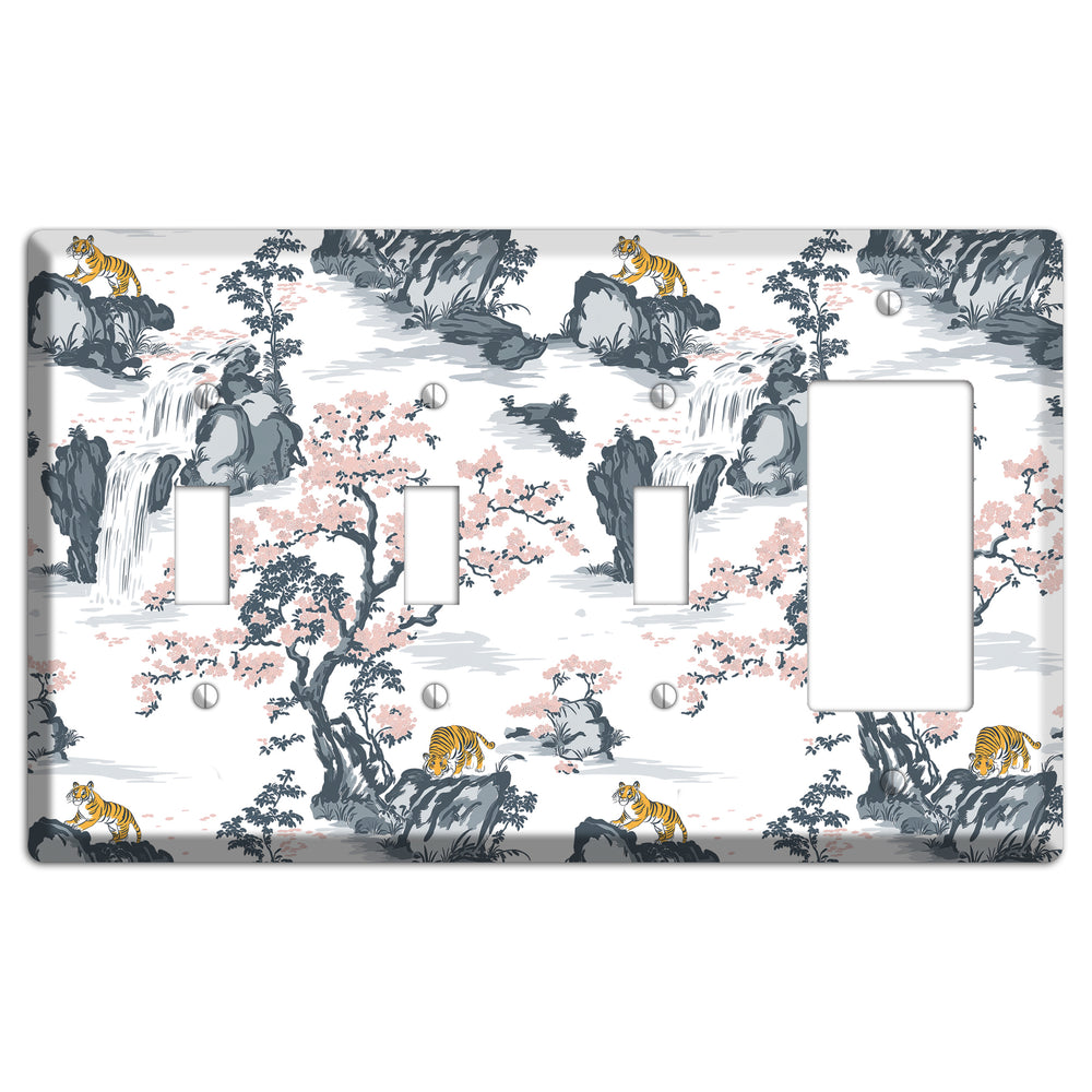 Tiger's Mountain Vigil 3 Toggle / Rocker Wallplate