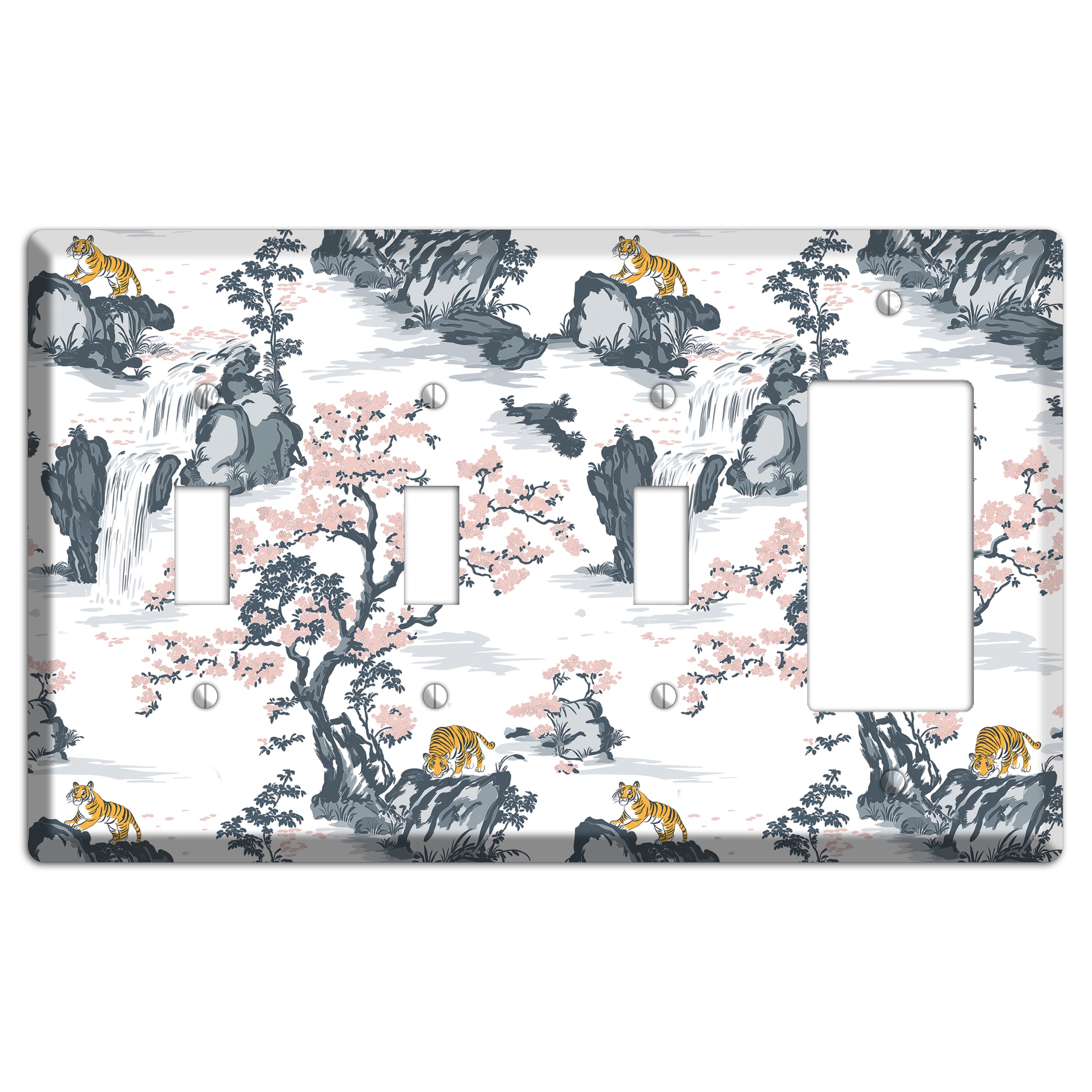 Tiger's Mountain Vigil 3 Toggle / Rocker Wallplate